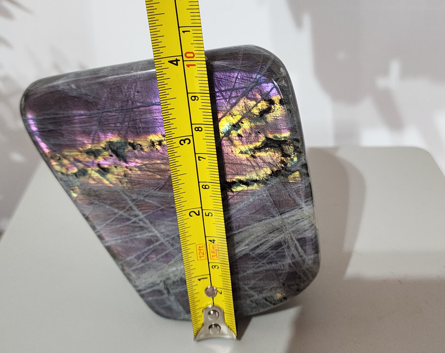 Purple Flash Labradorite Free Form over 1.5lbs qualifies for free shipping