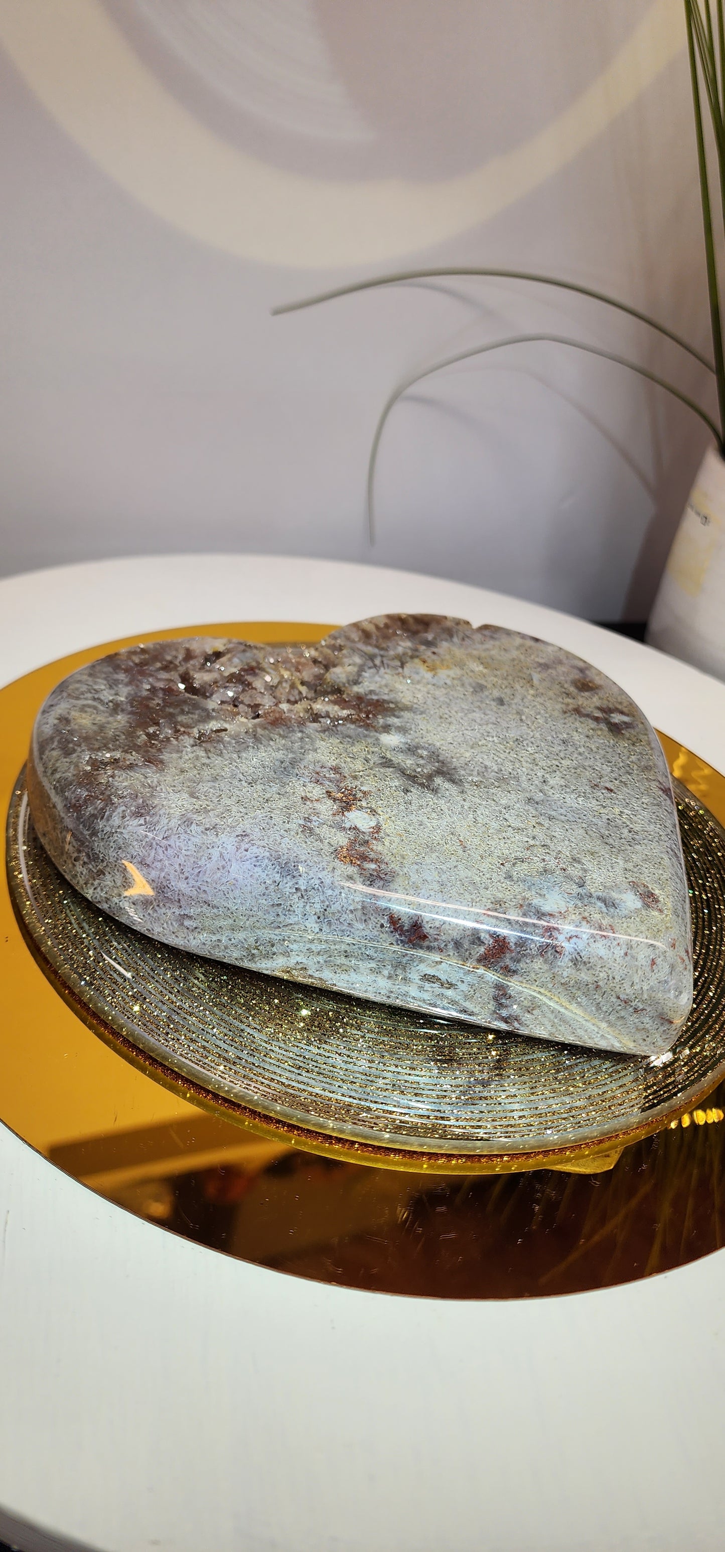 Extra Large Pink Amethyst Heart