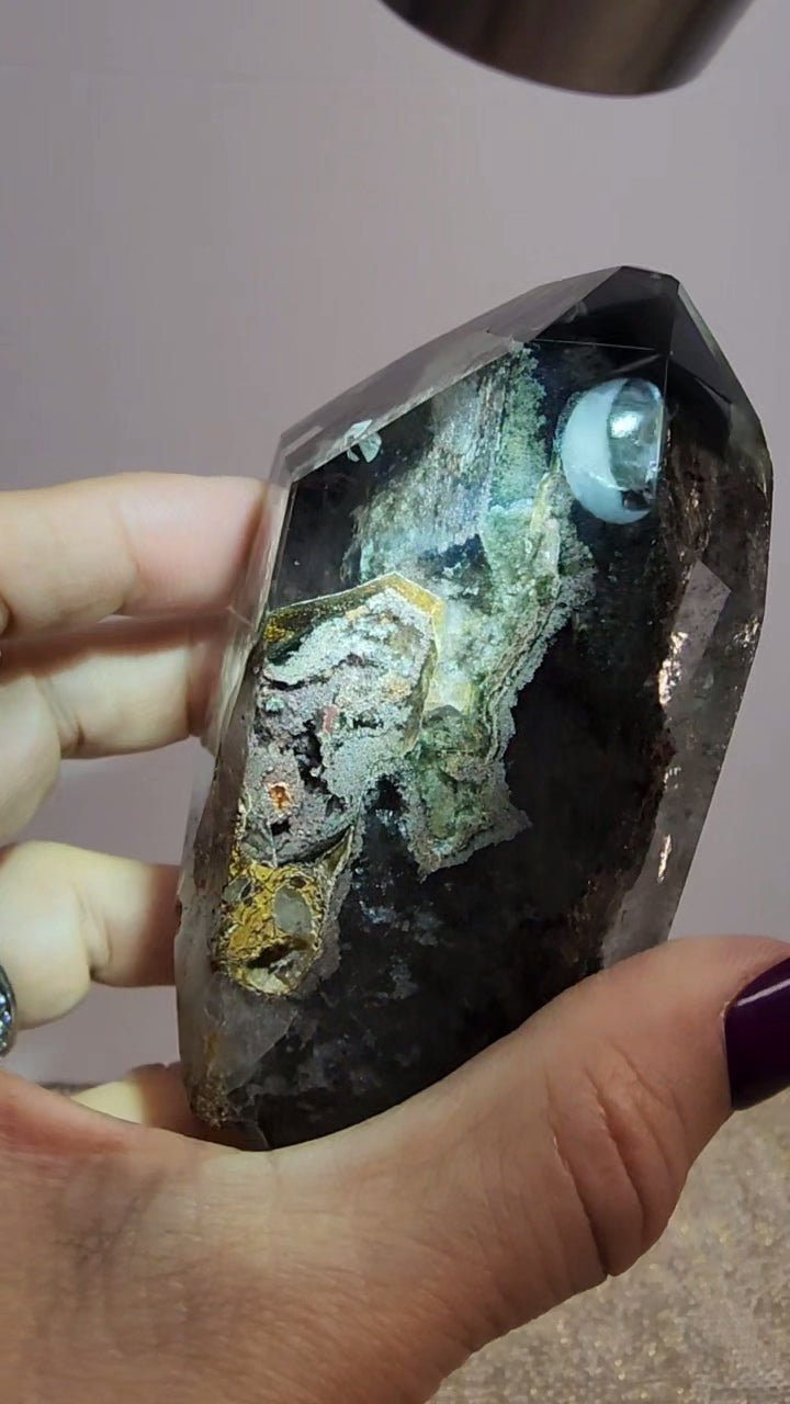 Lodolite Gardend Quartz FreebForm