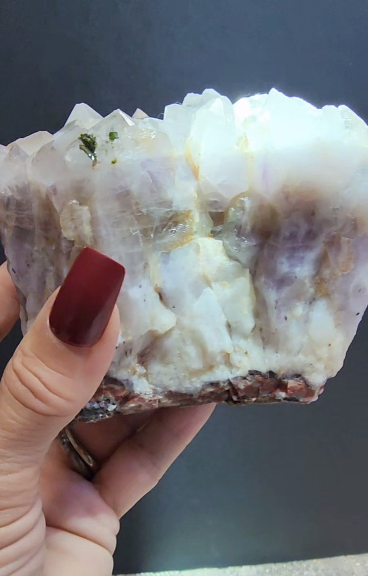 Super Seven Specimen with Epidote
