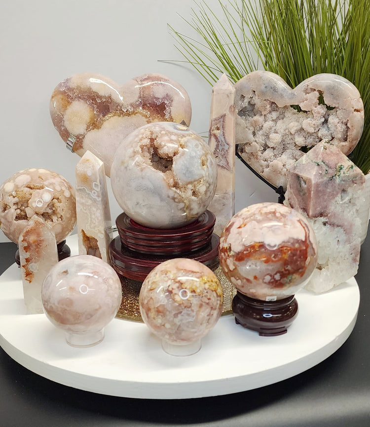 Pink Amethyst/ Flower Agate