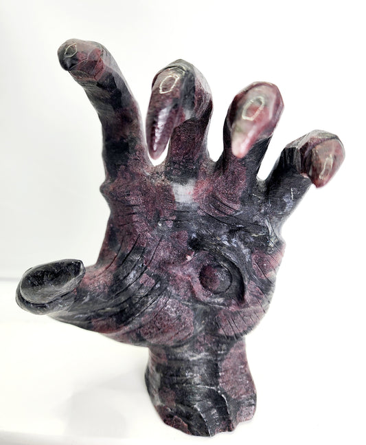 Large Garnet Nummite Hand Carving 3lb qualifies for free shipping