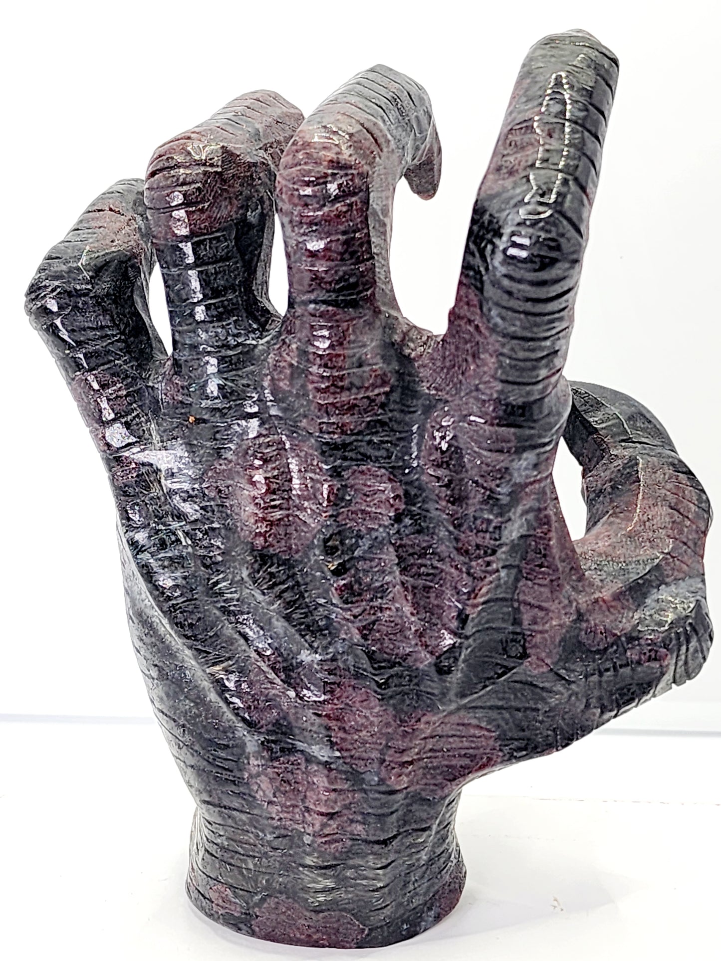 Large Garnet Nummite Hand Carving 3lb qualifies for free shipping