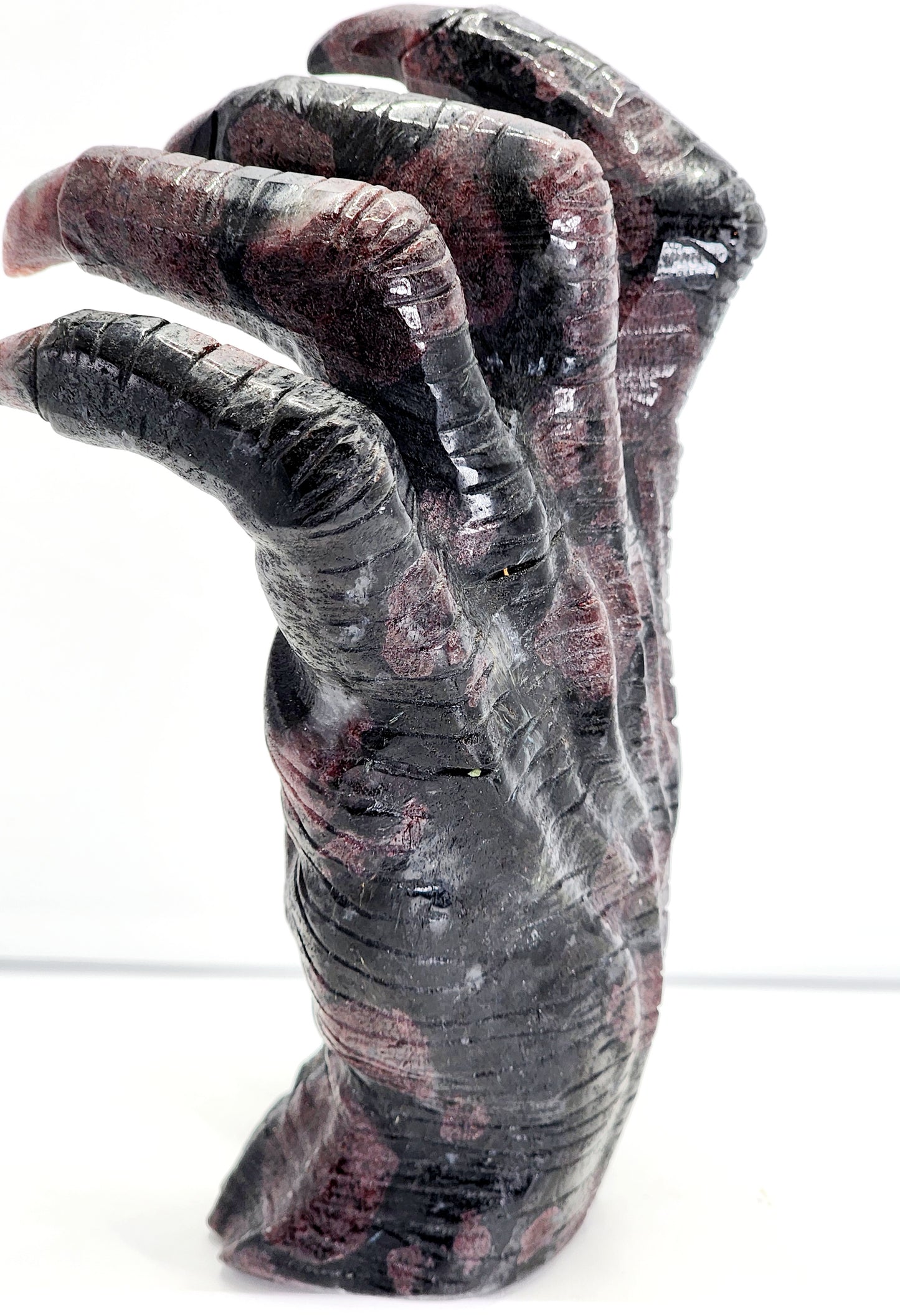 Large Garnet Nummite Hand Carving 3lb qualifies for free shipping