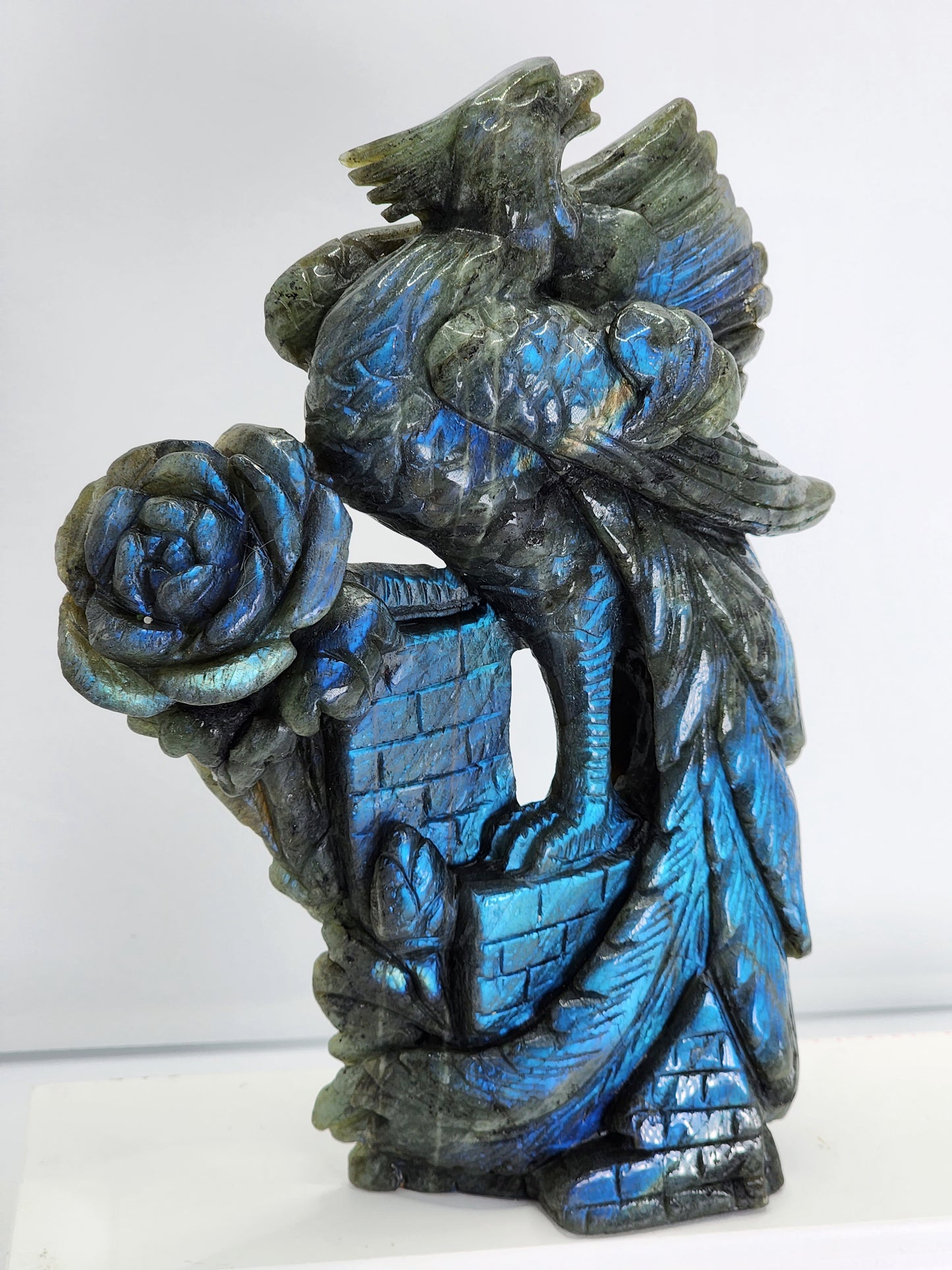 Large Labradorite Pheonix Carving over 3lbs qualifies for free shipping