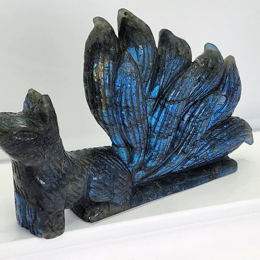 Labradorite Nine Tail Fox qualifies for free shipping