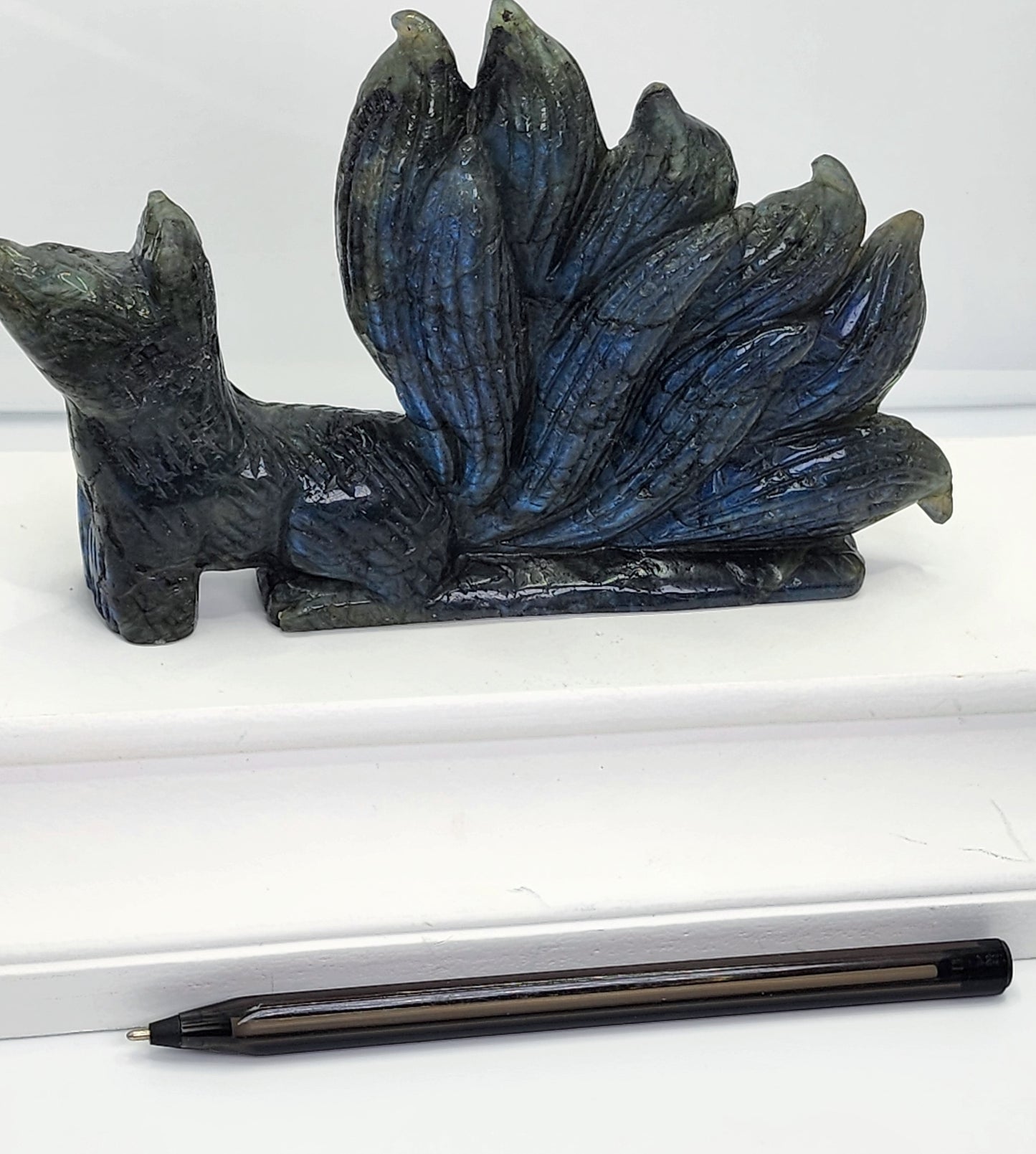 Labradorite Nine Tail Fox qualifies for free shipping