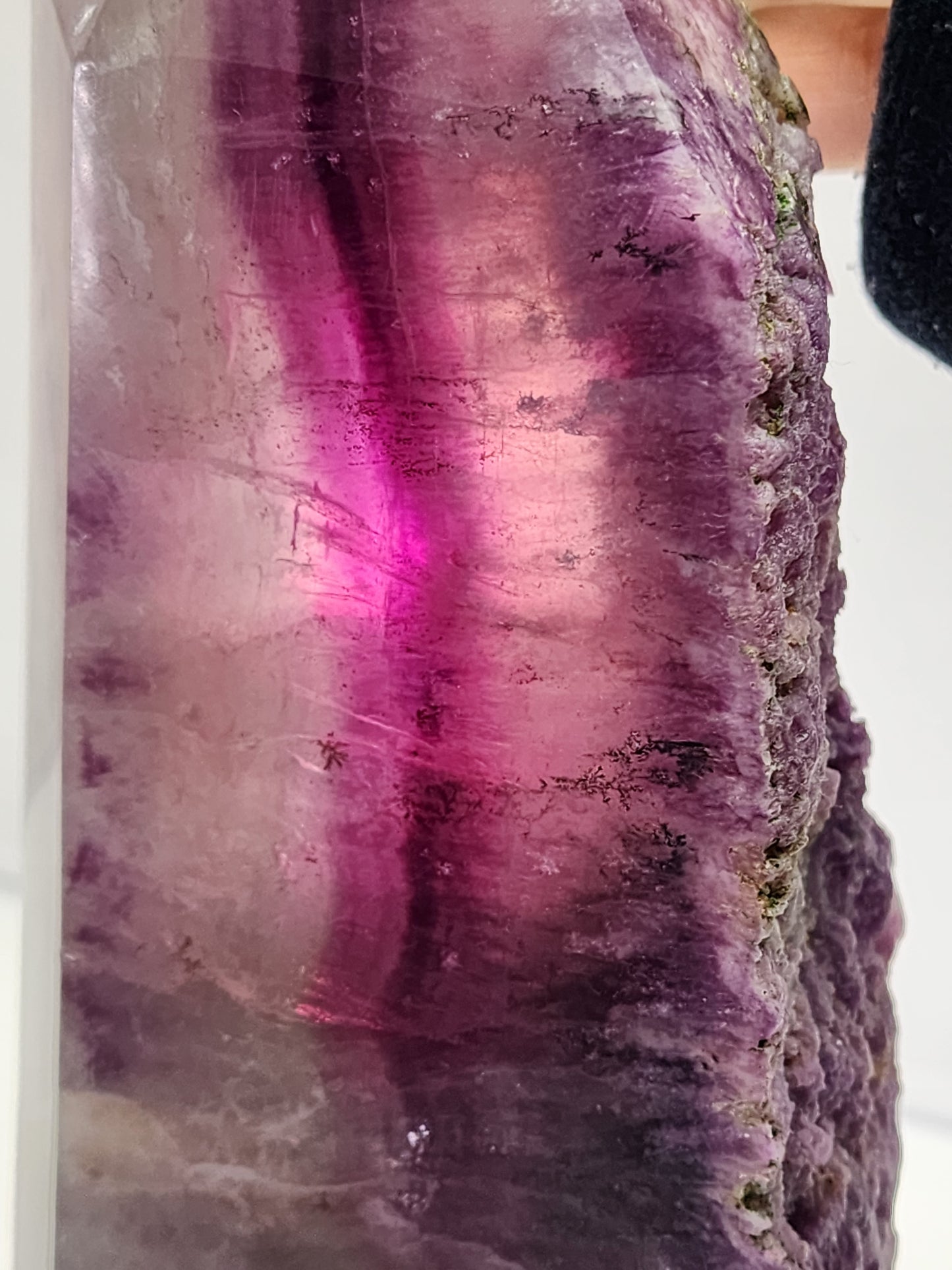 Large Fluorite Tower from Mongolia 6Lbs 11"+ Tall qualifies for free shipping