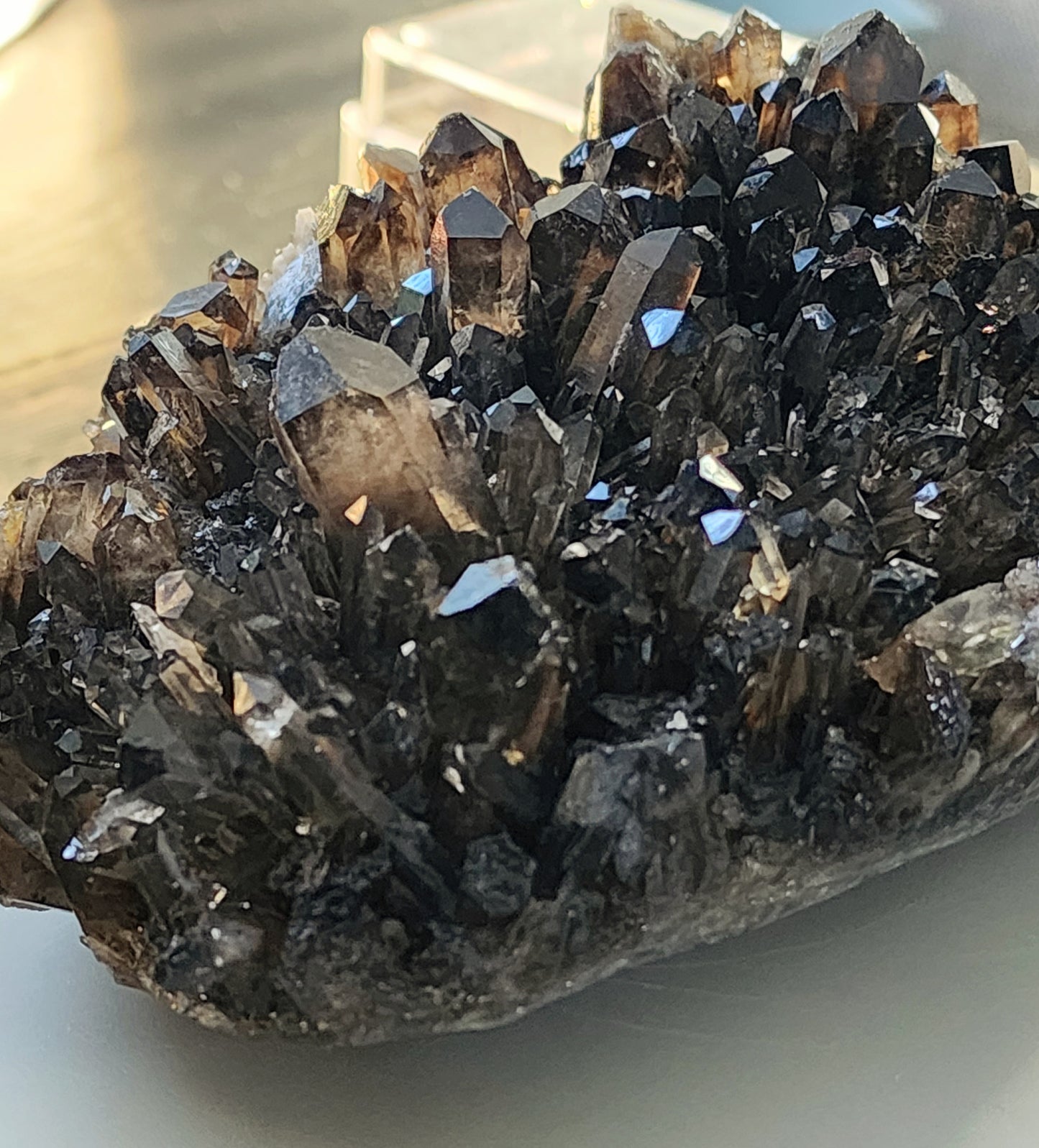 Large Dark Smokey Cluster from Brazil 3lbs qualifies for free shipping