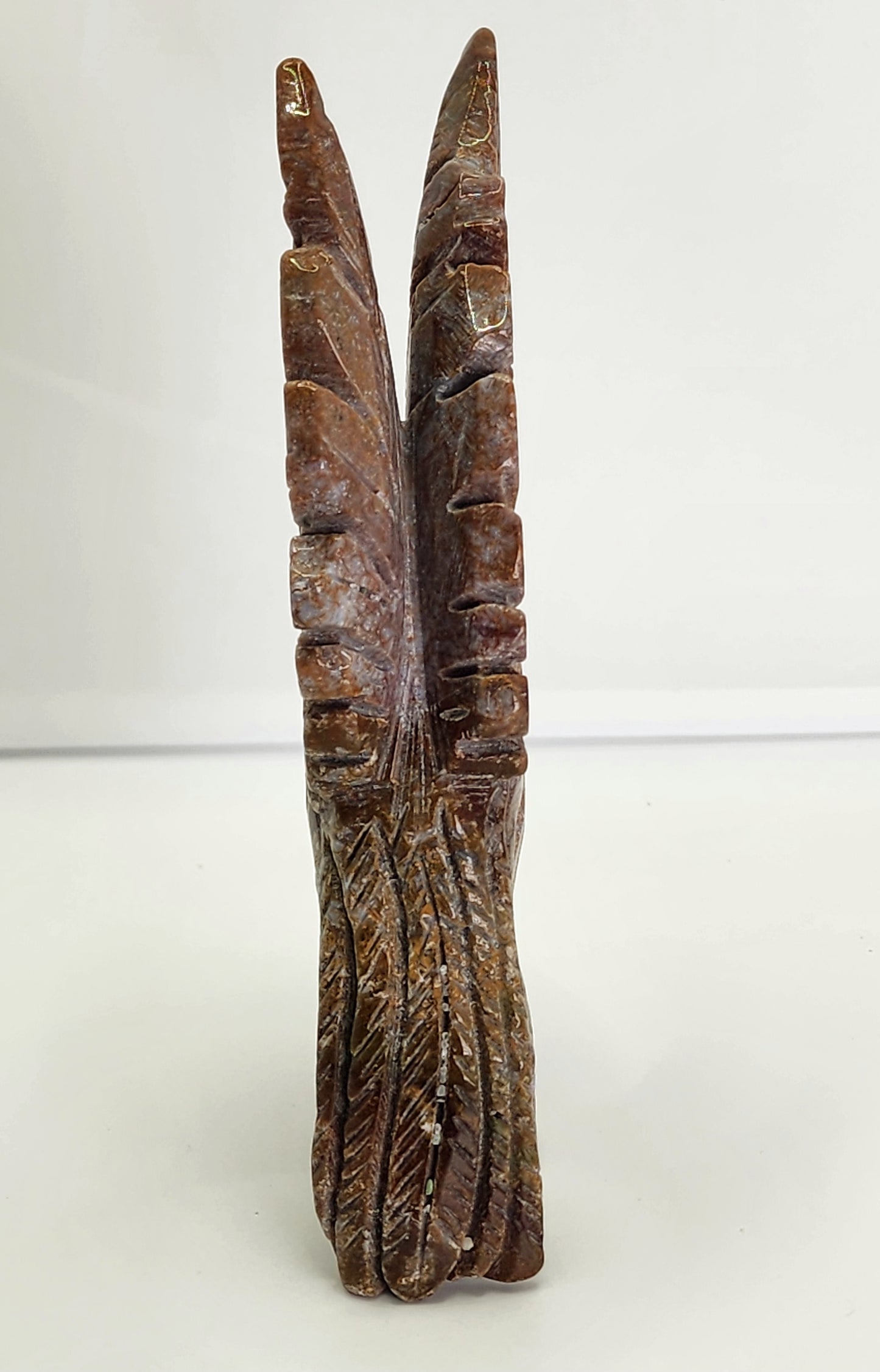 Ocean Jasper Eagle Carving appx 1lb qualifies for free shipping