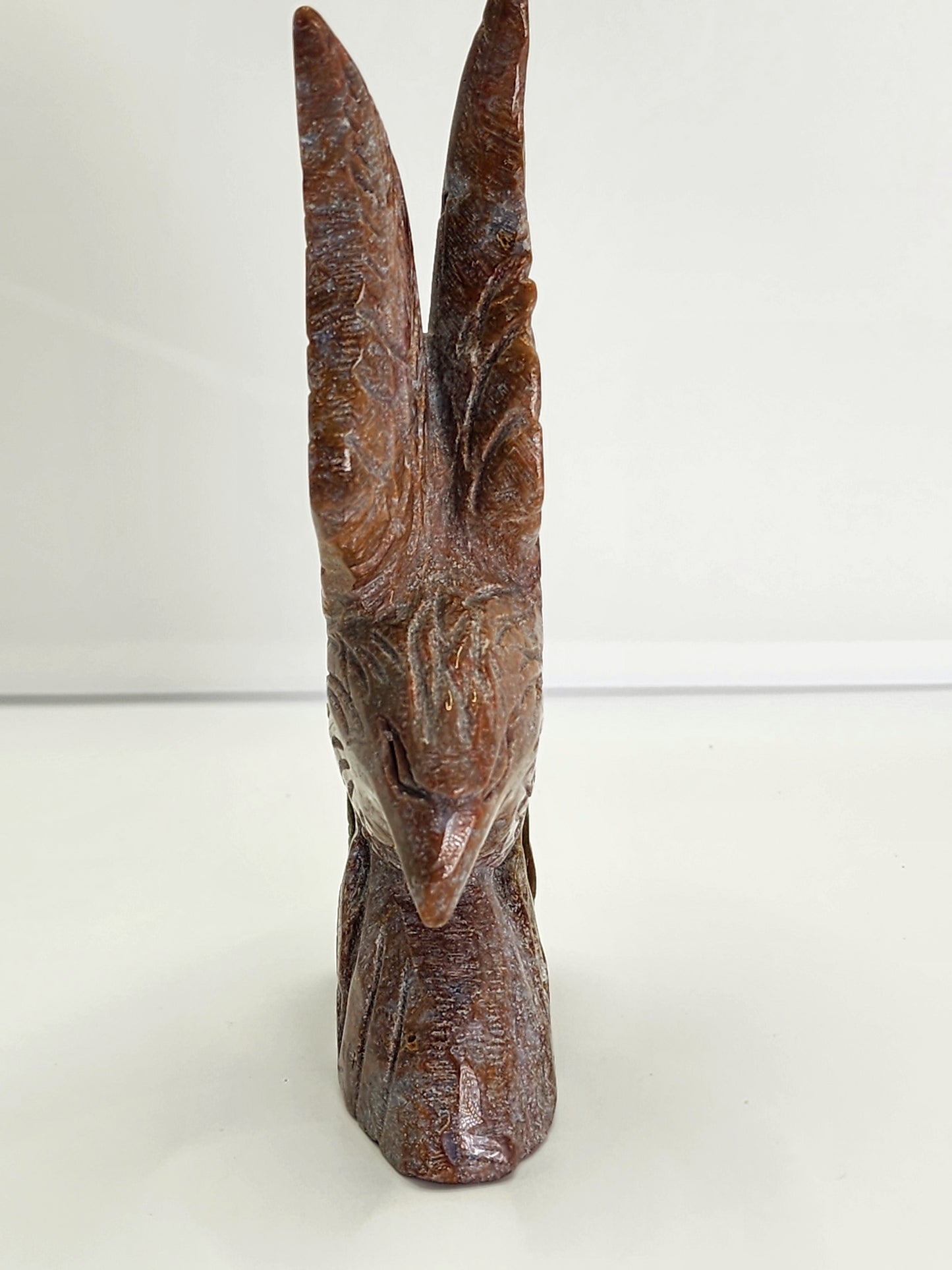 Ocean Jasper Eagle Carving appx 1lb qualifies for free shipping