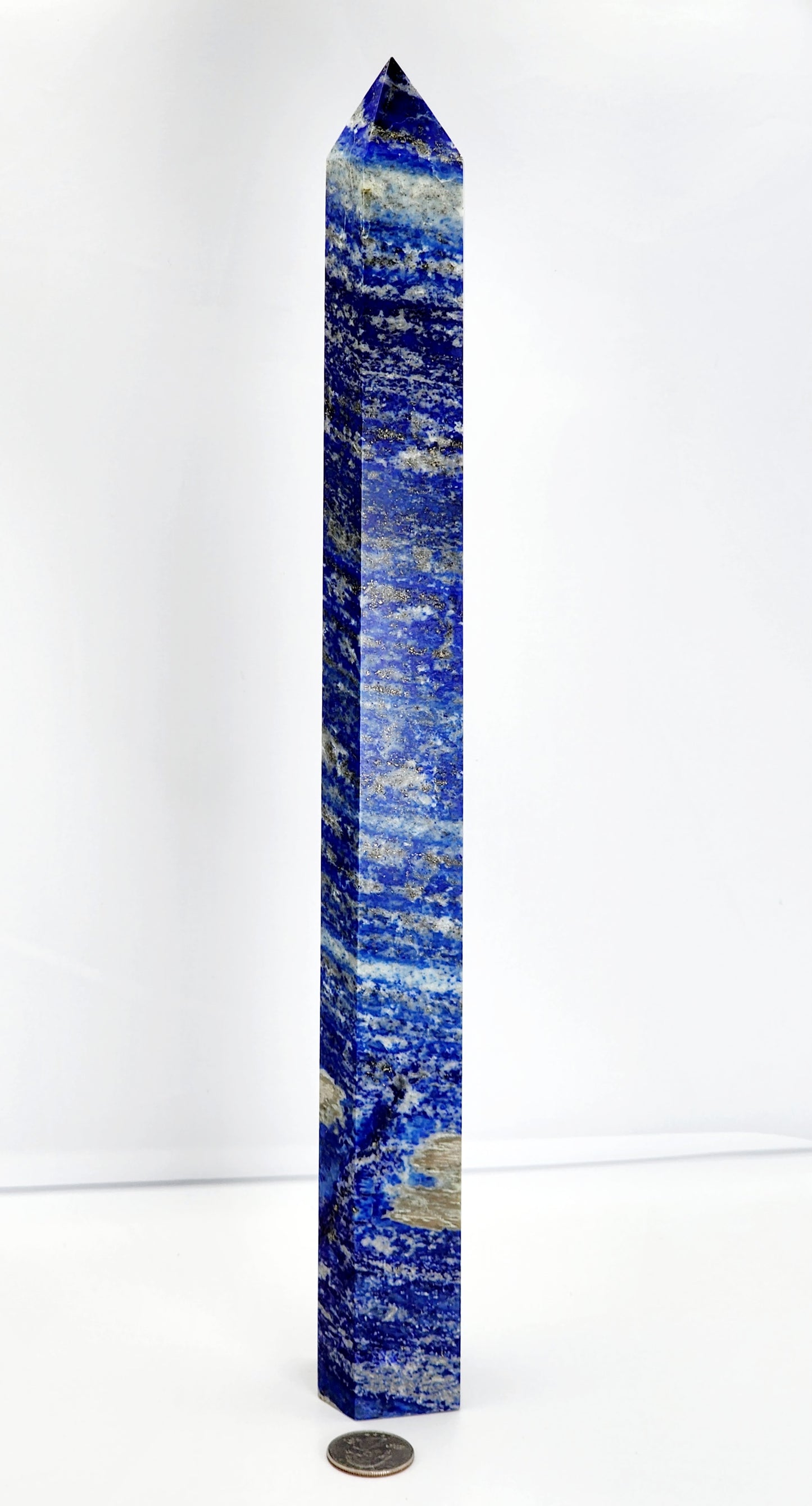 Tall Lapis Lazuli Approx 15"Tall and over 2.5lbs qualifies for free shipping