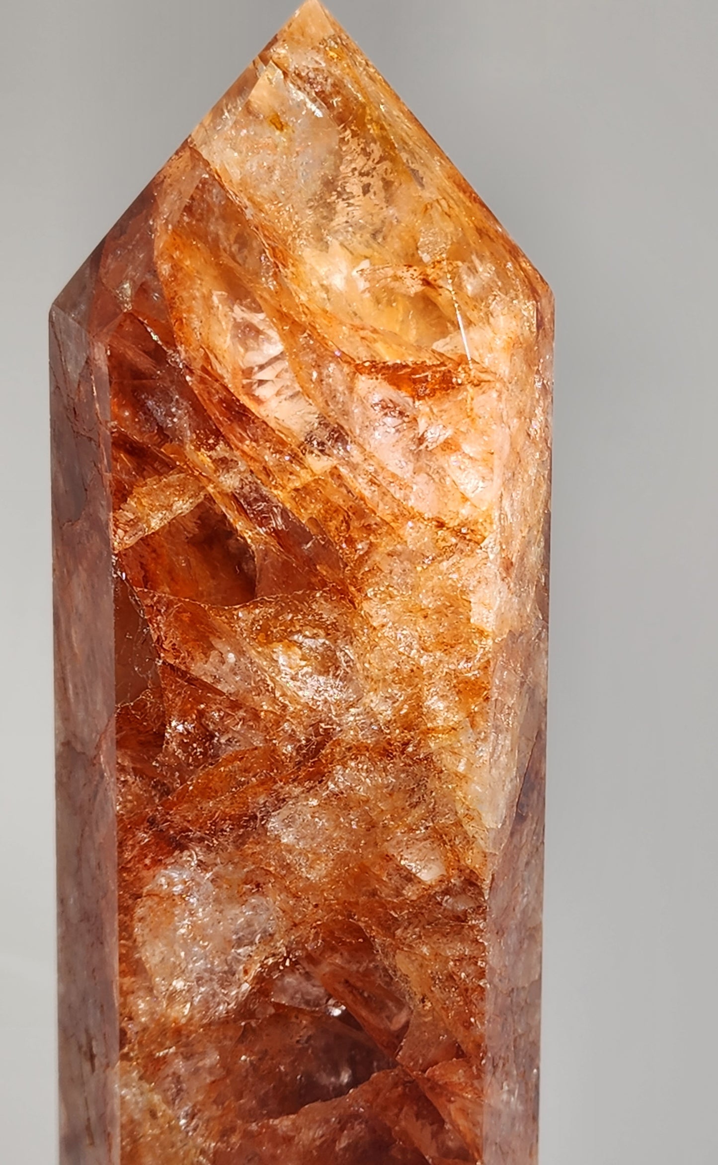 Fire Quartz/Golden Healer Tower Large 11"Tall 3lbs qualifies for free shipping