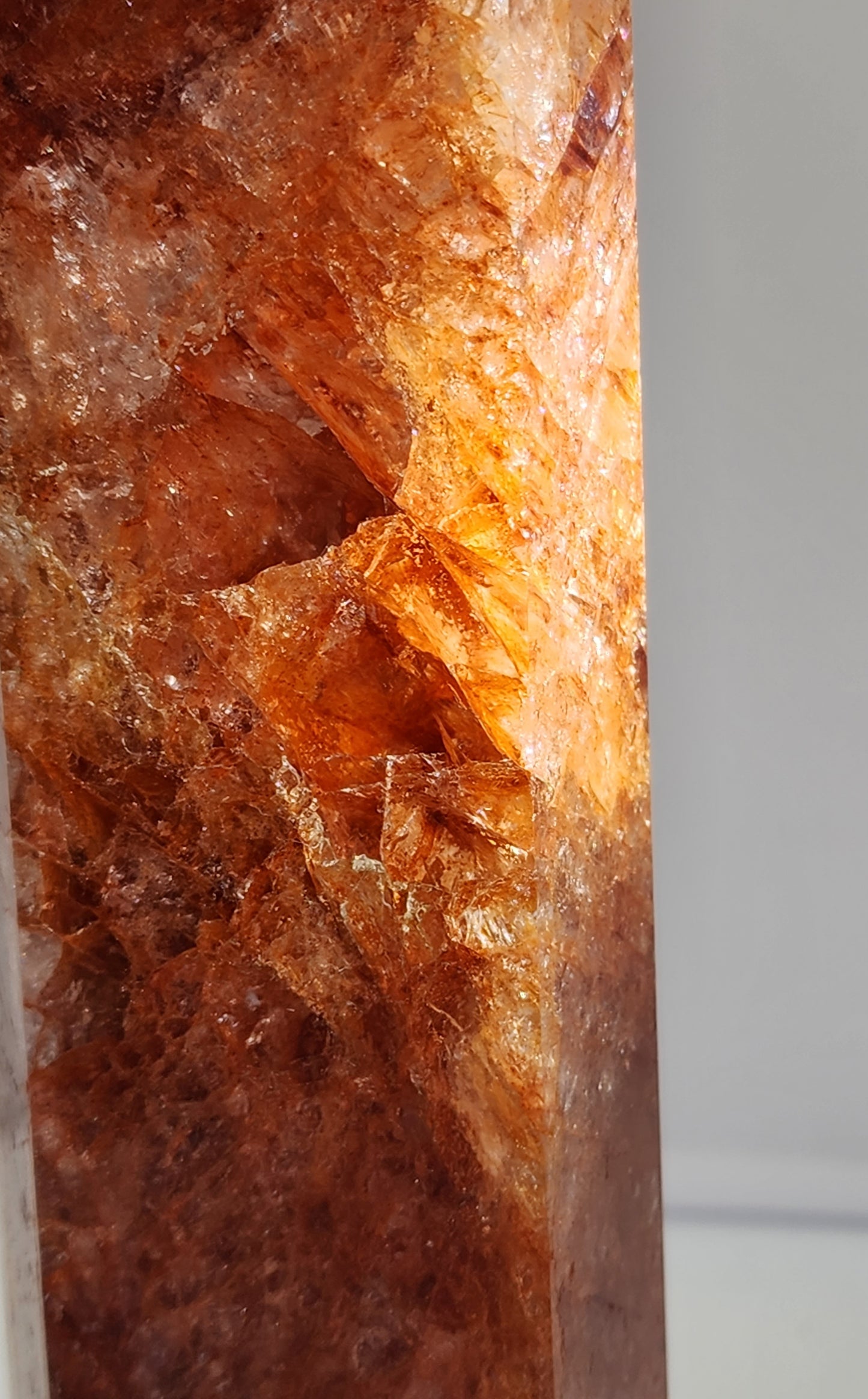 Fire Quartz/Golden Healer Tower Large 11"Tall 3lbs qualifies for free shipping