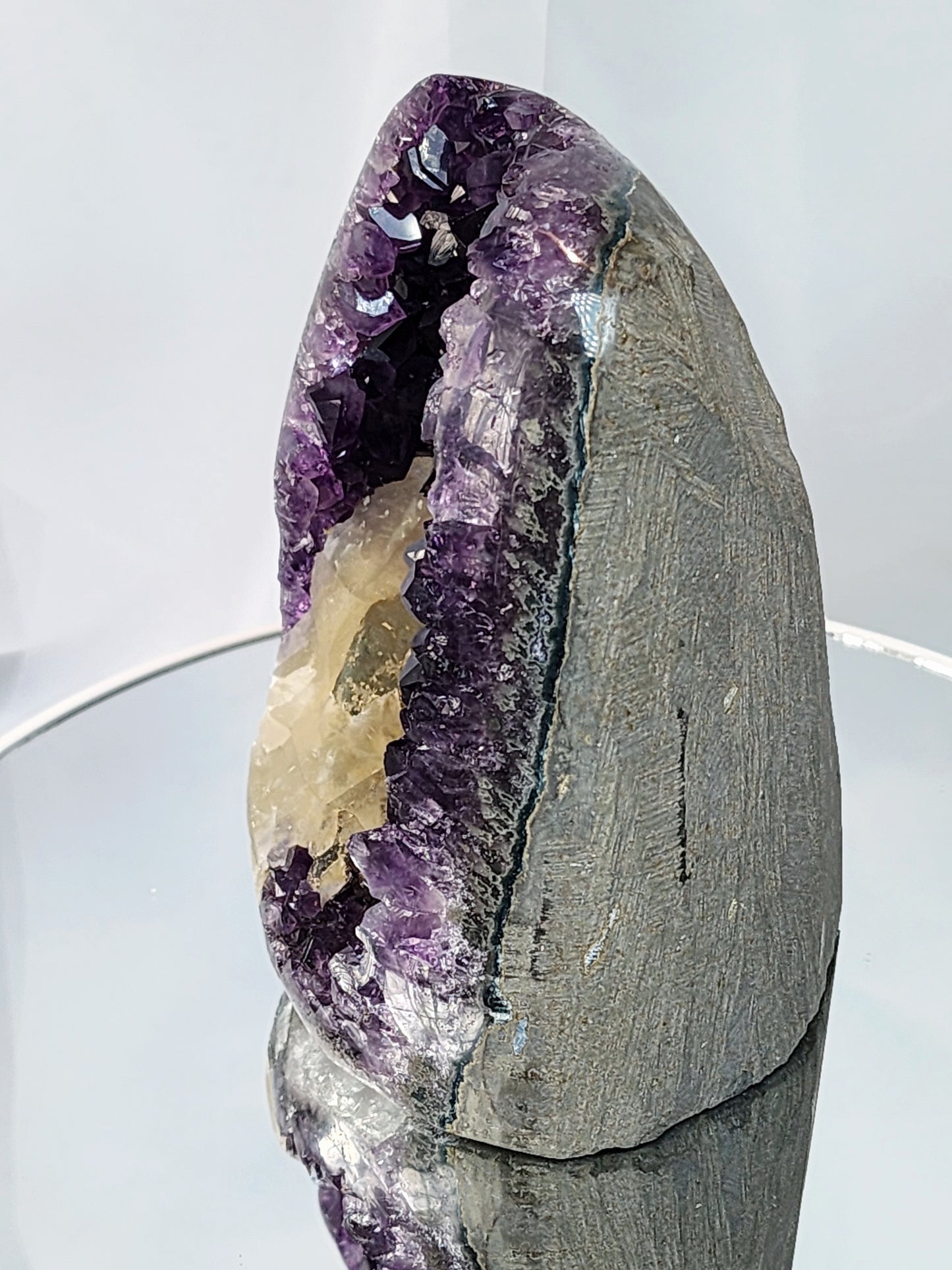 Druzy Amethyst Cathedral/Flat Base From Uruguay over 2lbs qualifies for free shipping