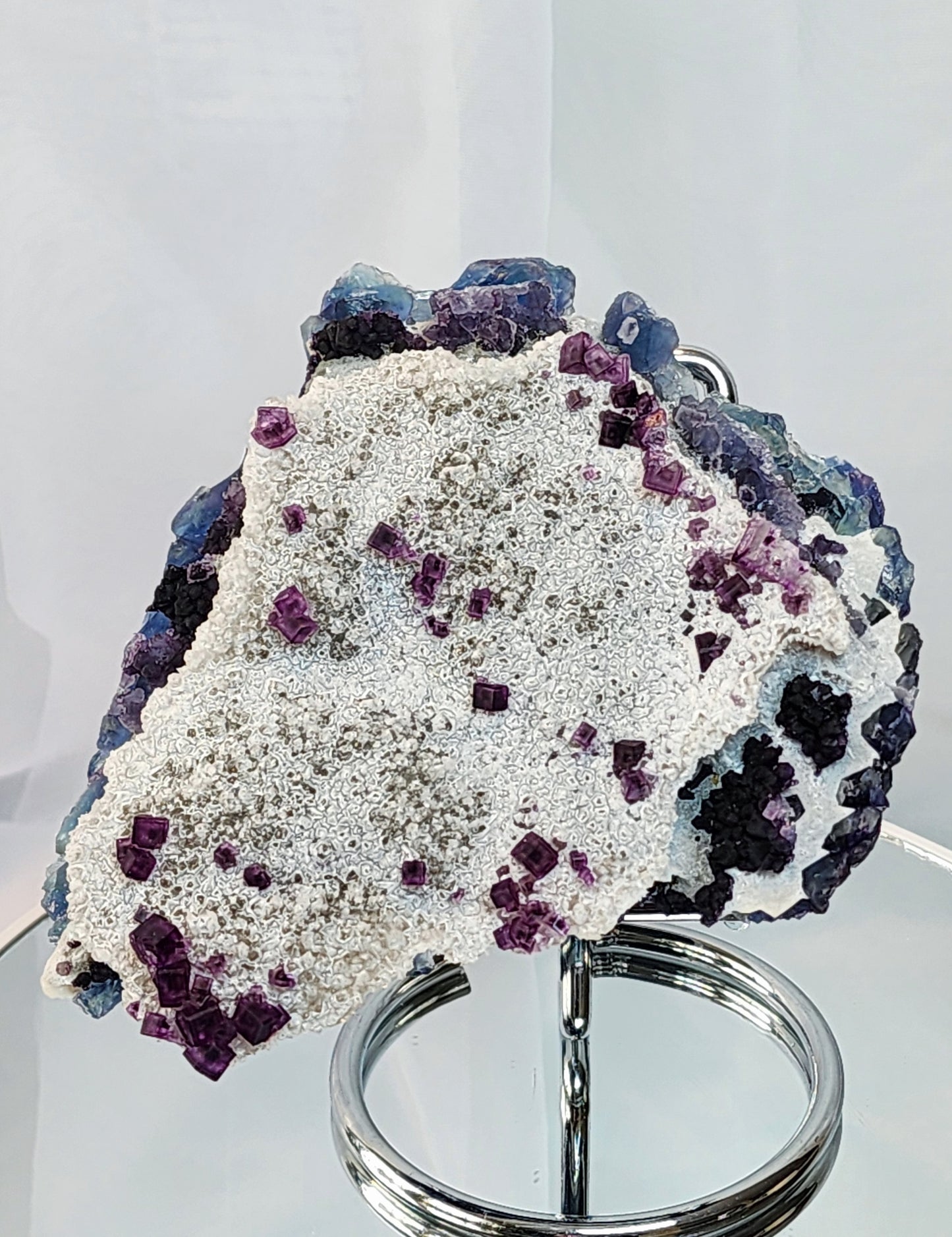 Purple Window Fluorite Specimen from Zhejiang over 1lb qualifies for free shipping