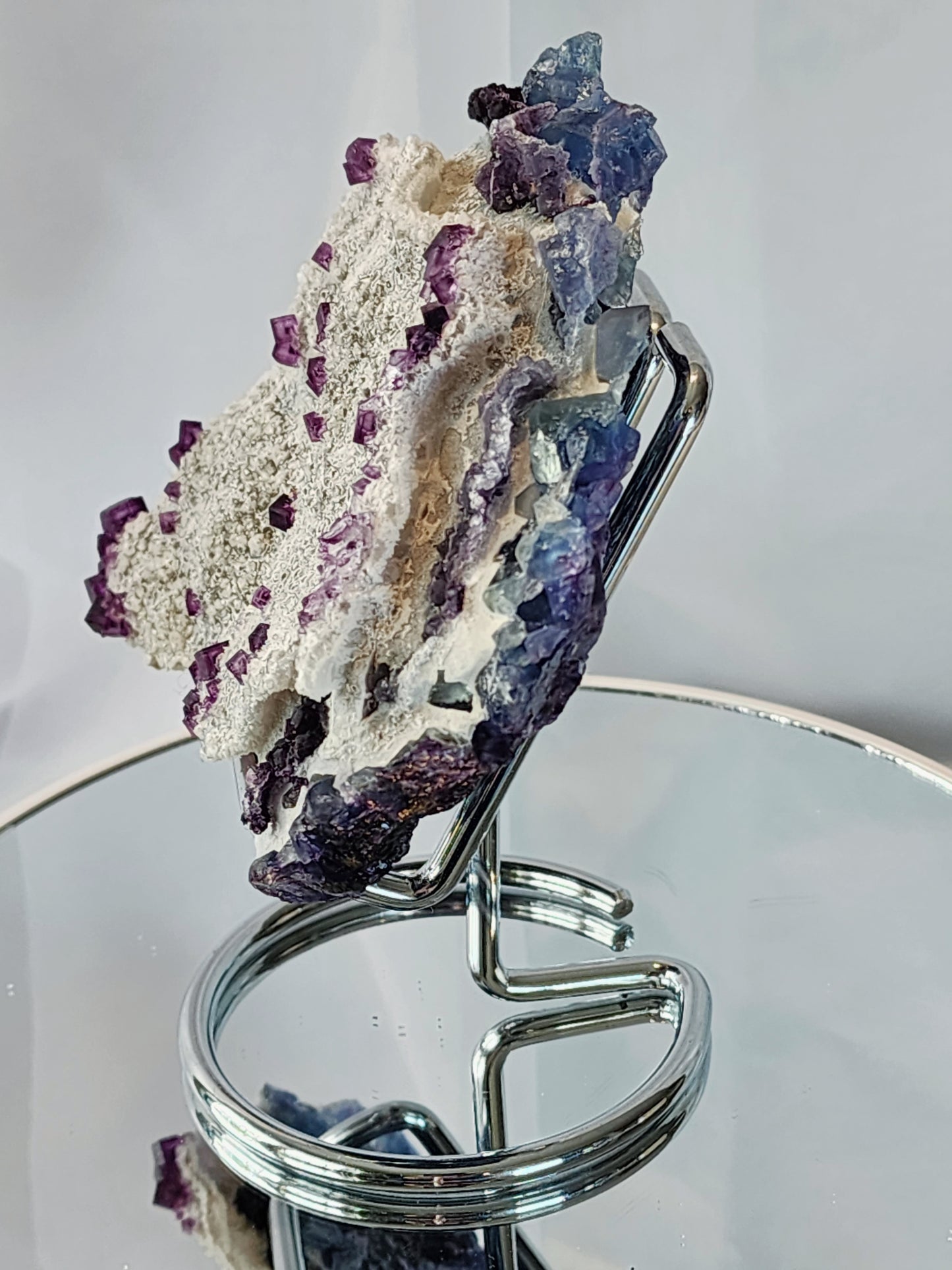 Purple Window Fluorite Specimen from Zhejiang over 1lb qualifies for free shipping