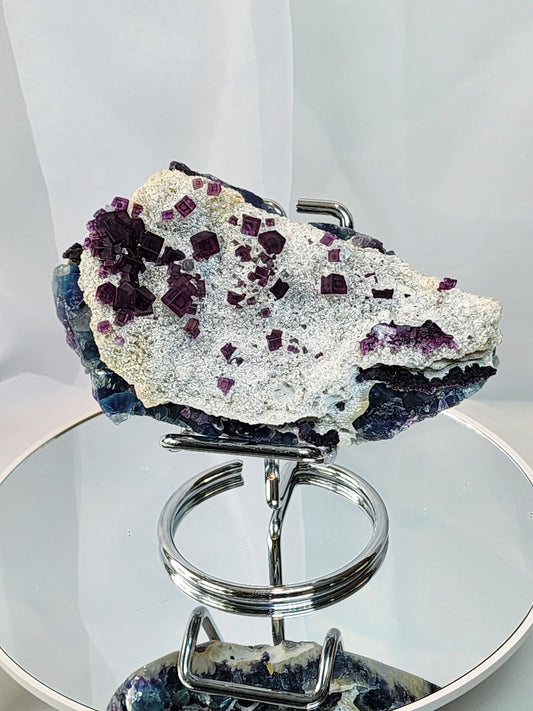 Purple Window Fluorite Specimen from Zhejiang over 1lb qualifies for free shipping