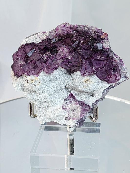 Purple Window Fluorite Specimen from Zhejiang qualifies for free shipping