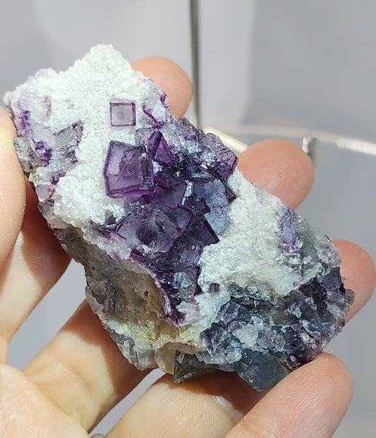 Purple Window Fluorite from Zhejiang bundle and save for free shipping