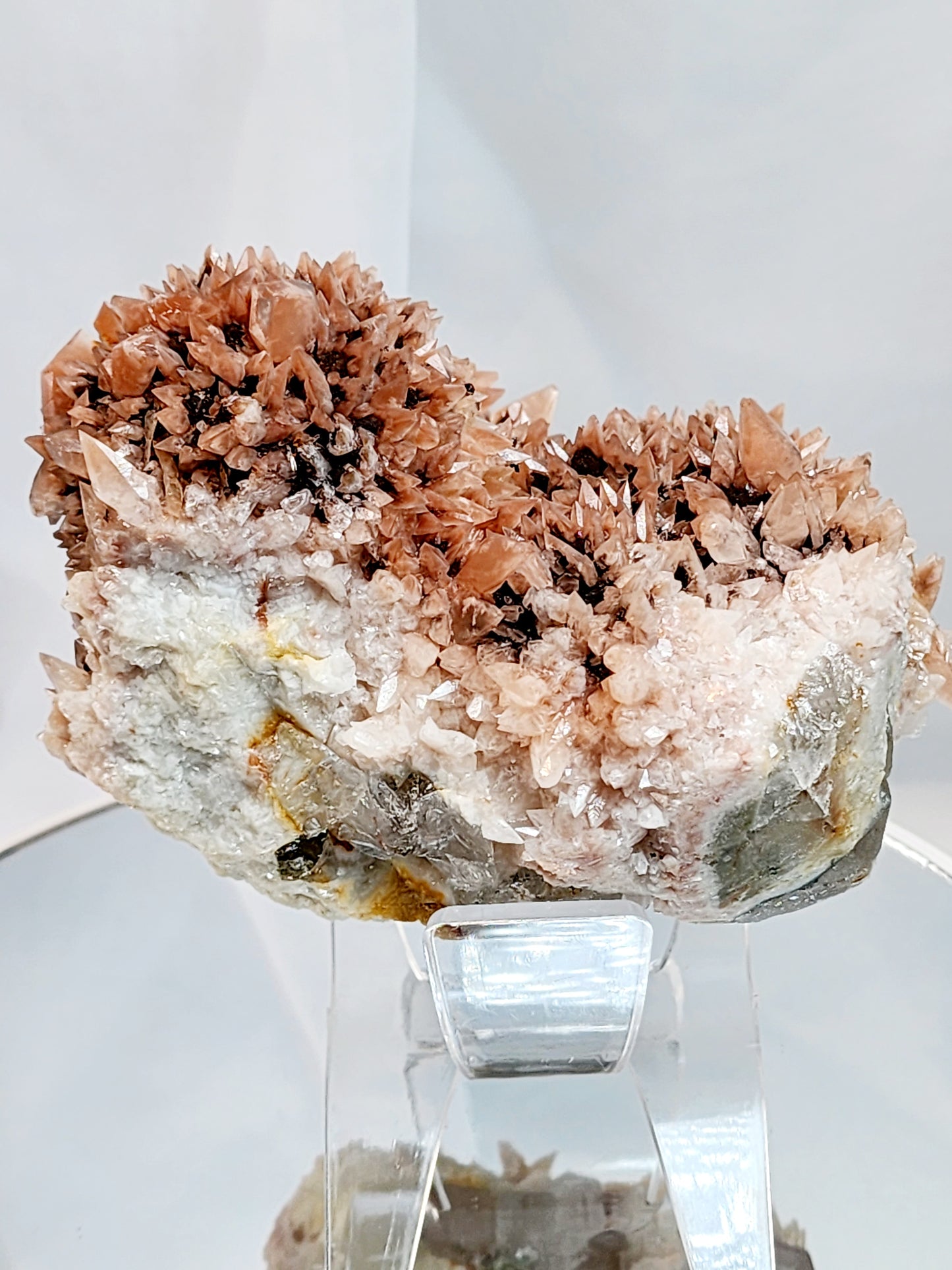 Red Phantom Feather Calcite Spcimen from India over 2lbs qualifies for free shipping