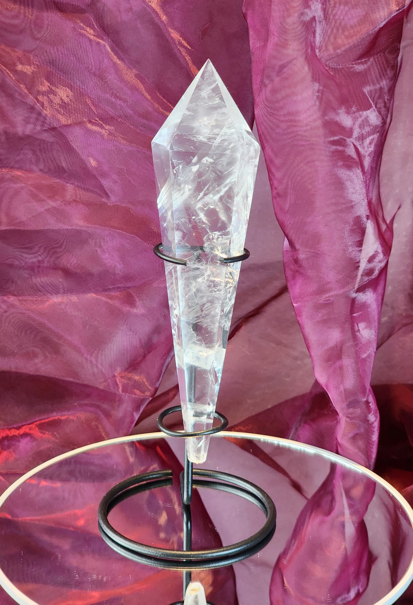 Quartz Wand/ Scepter with stand qualifies for free shipping