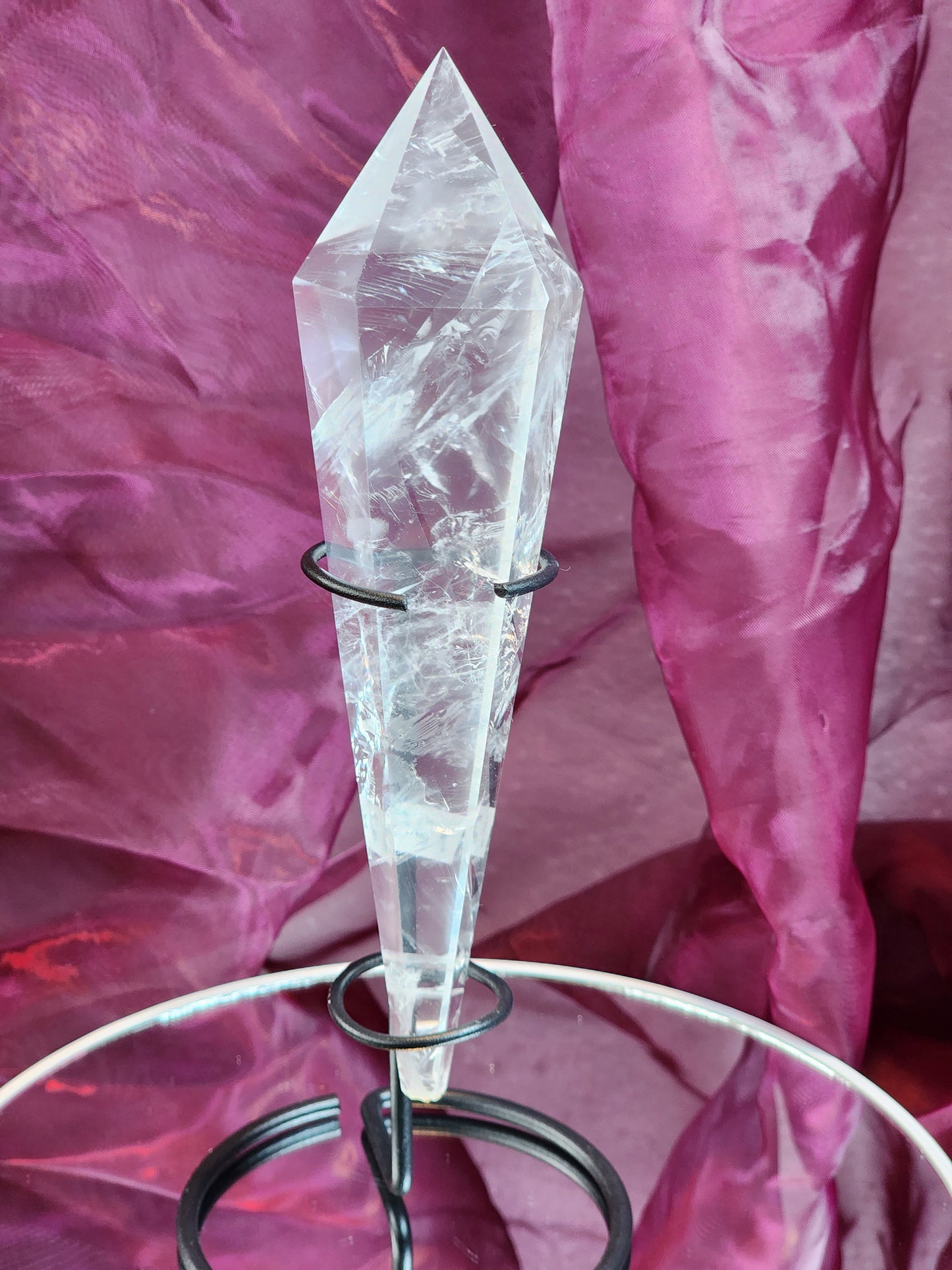 Quartz Wand/ Scepter with stand qualifies for free shipping