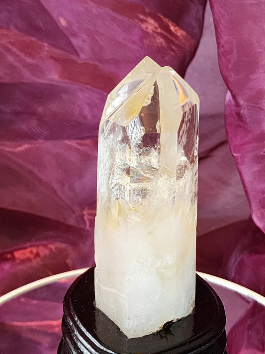 Citrine Double Point With Custom base qualifies for free shipping