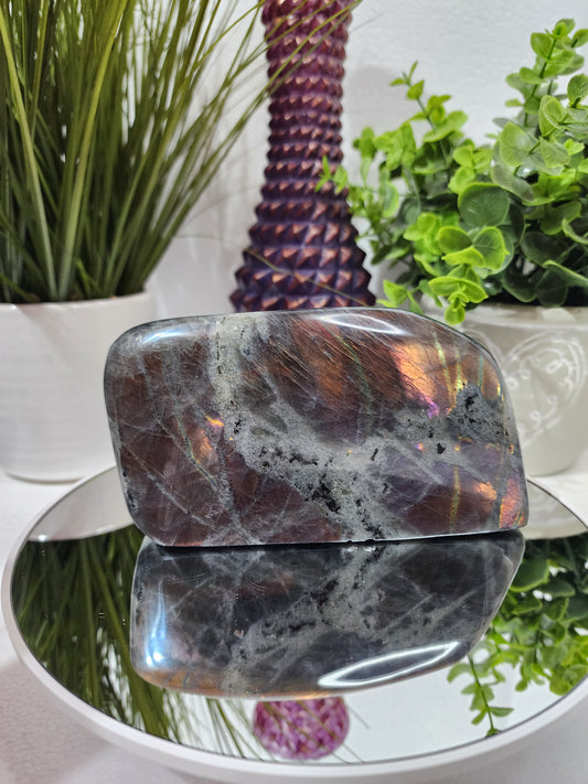 Red/Orange/Purple/Pink Flash Labradorite 2.5lbs qualifies for free shipping