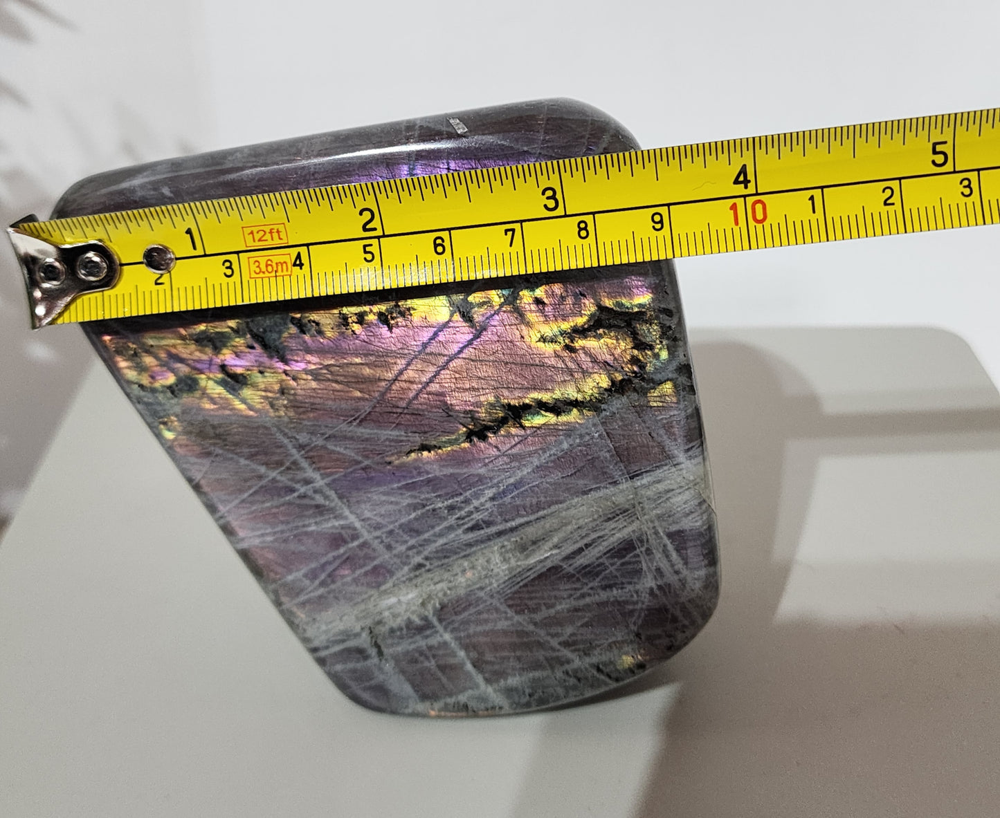 Purple Flash Labradorite Free Form over 1.5lbs qualifies for free shipping