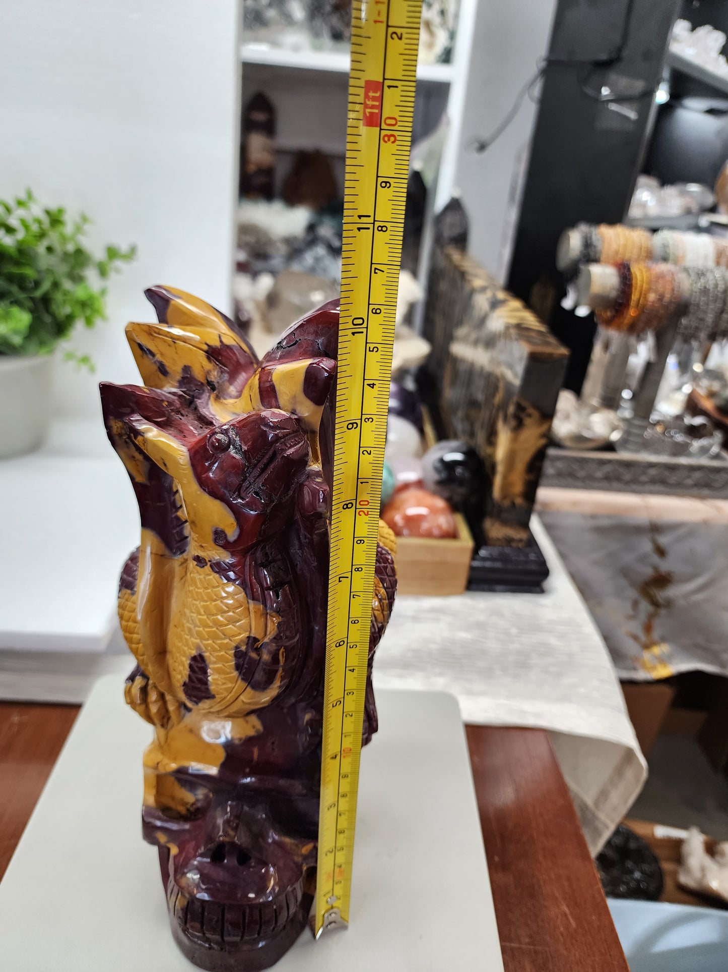 Extra Large Mookaite Skull and Dragon 10lbs qualifies for free shipping