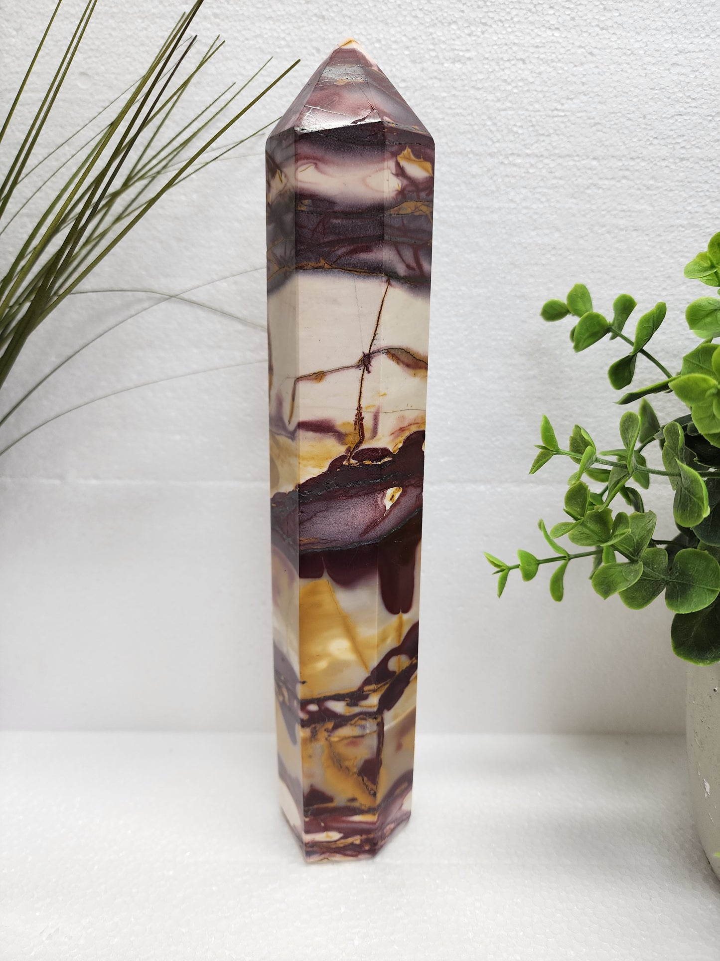 Tall Mookaite Tower 2 lbs qualifies for free shipping