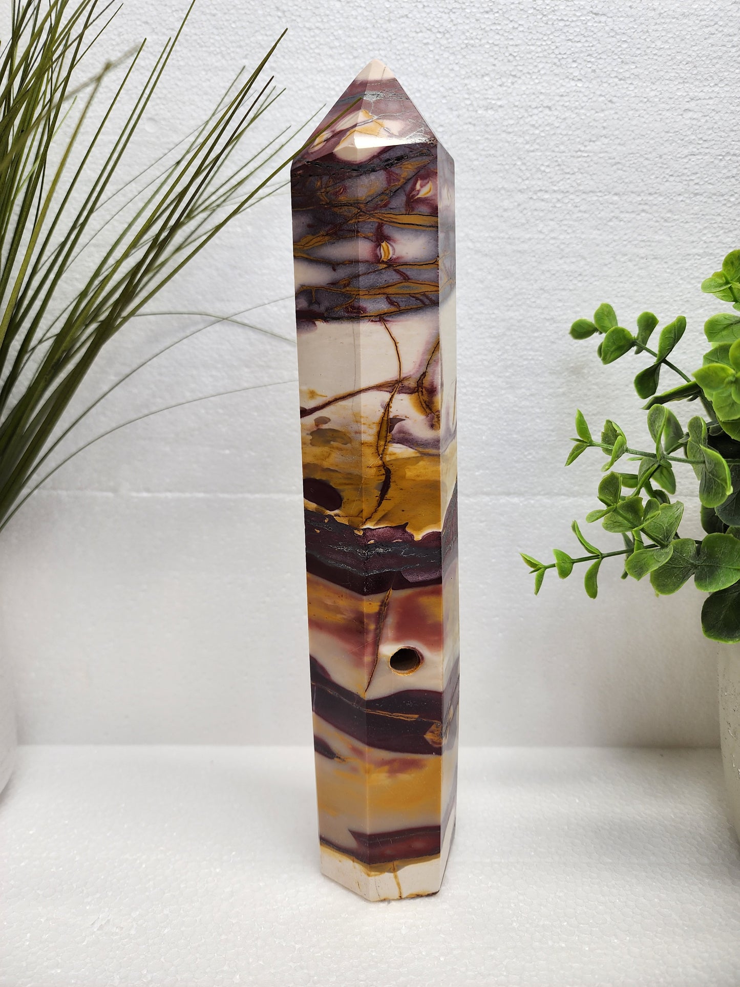 Tall Mookaite Tower 2 lbs qualifies for free shipping