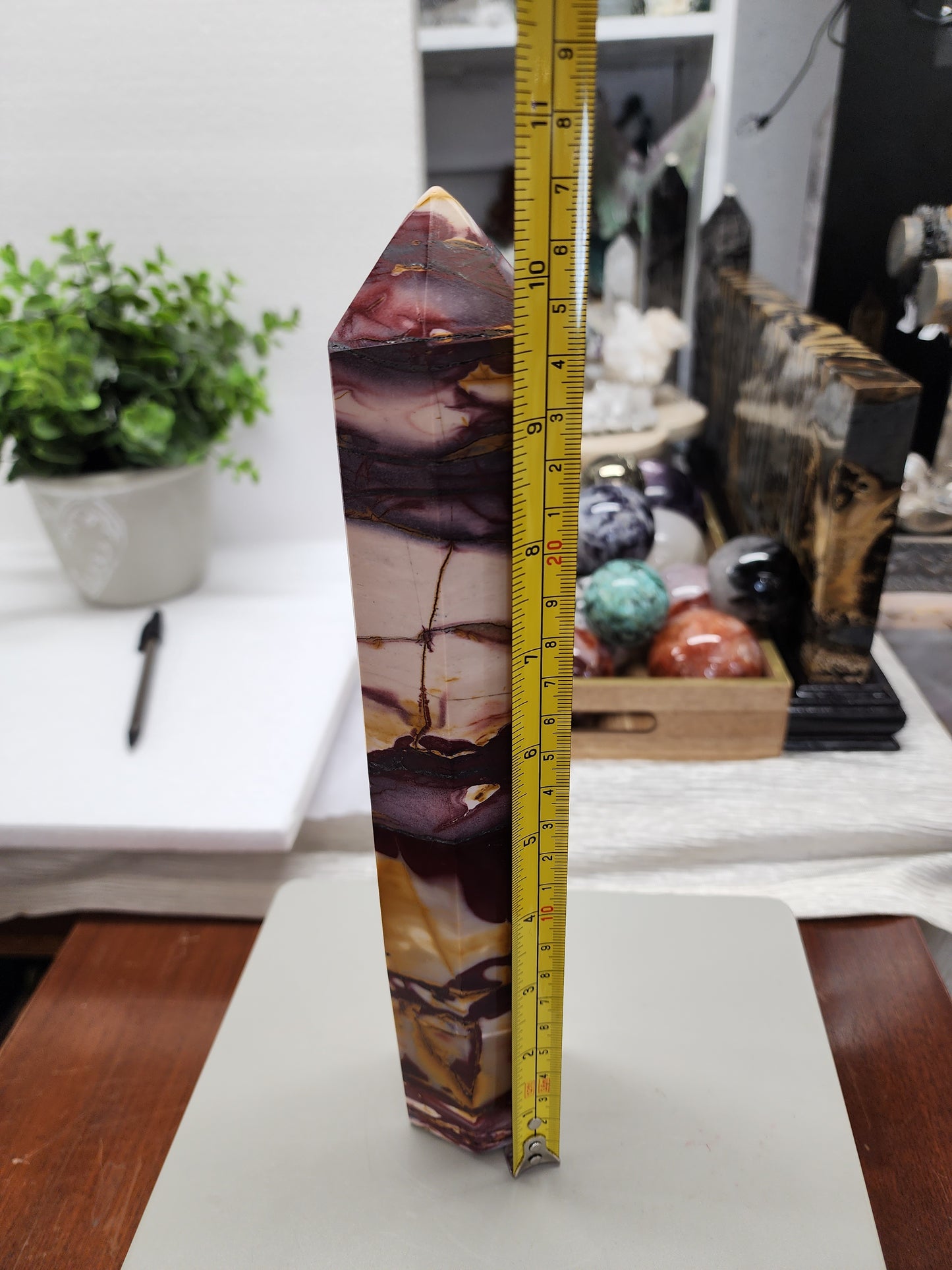 Tall Mookaite Tower 2 lbs qualifies for free shipping