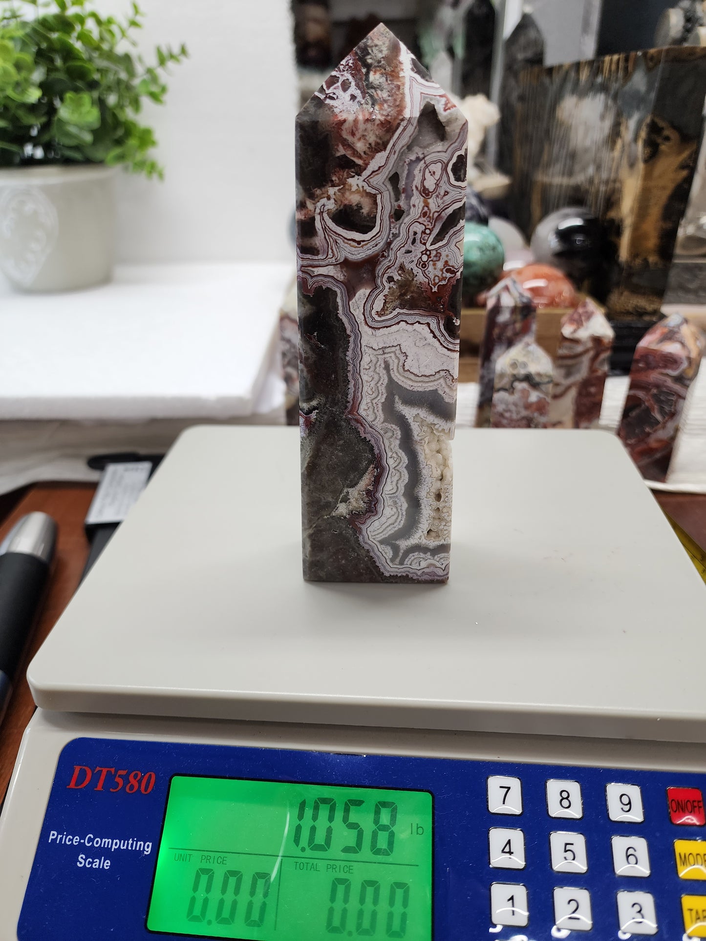 Mexican Lace Tower With Druzy 1lb qualifies for free shipping