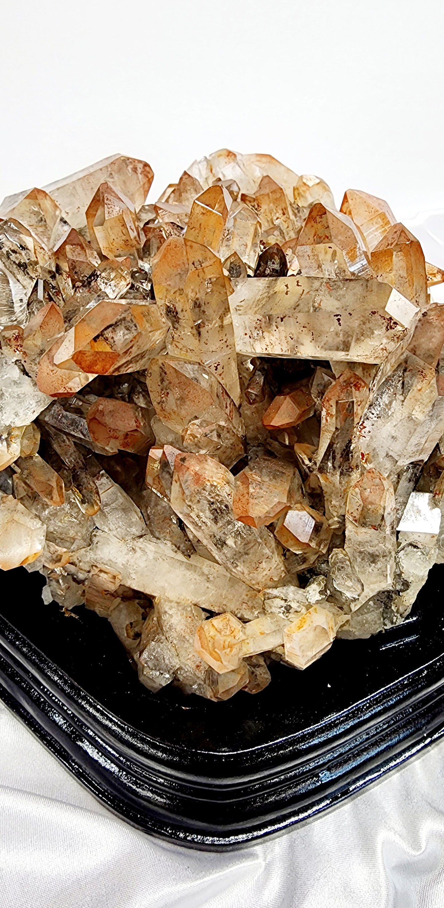 Extra Large HQ Red Clay Quartz Cluster From Morocco over 16lbs qualifies for free shipping