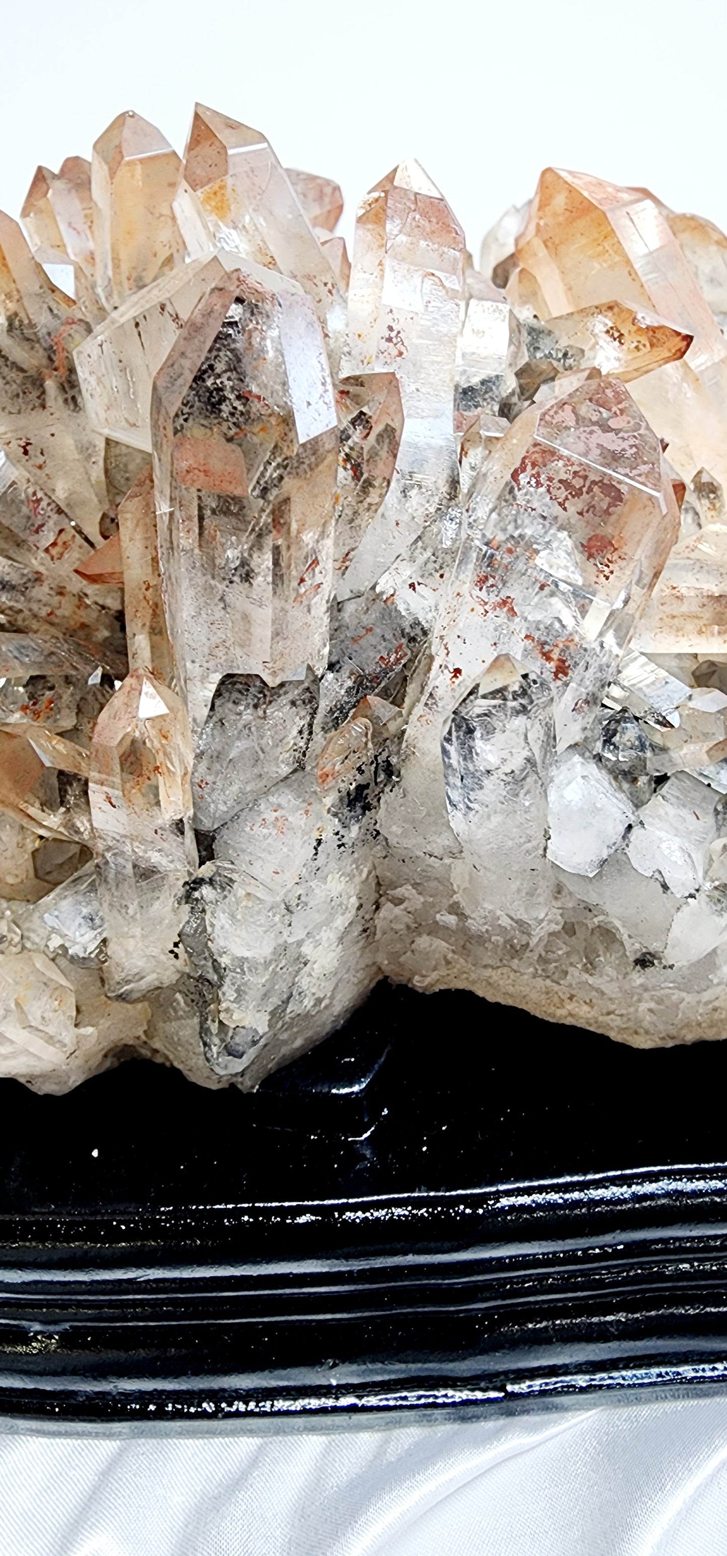 Extra Large HQ Red Clay Quartz Cluster From Morocco over 16lbs qualifies for free shipping