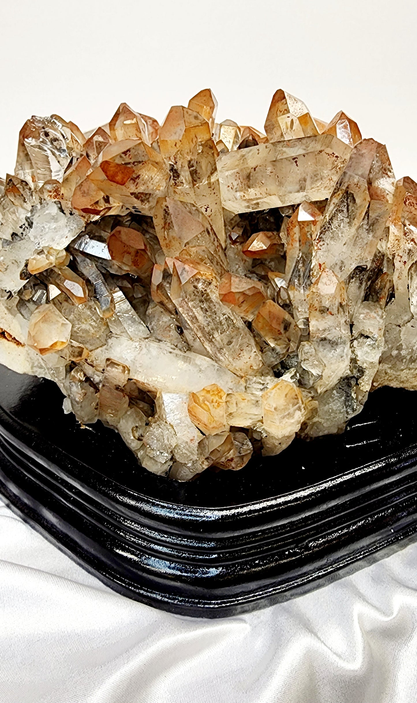 Extra Large HQ Red Clay Quartz Cluster From Morocco over 16lbs qualifies for free shipping