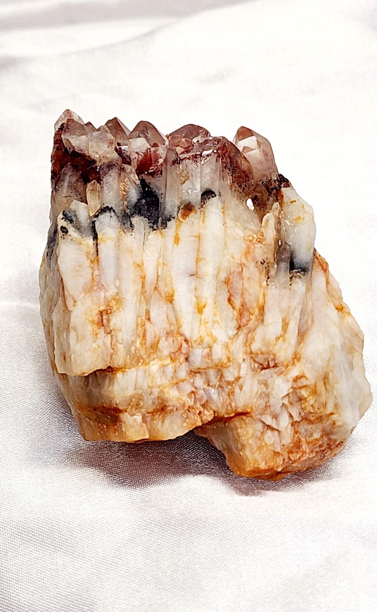 Red Phantom Hematite Garden Quartz Cluster Specimen from Morocco bundle and save for free shipping