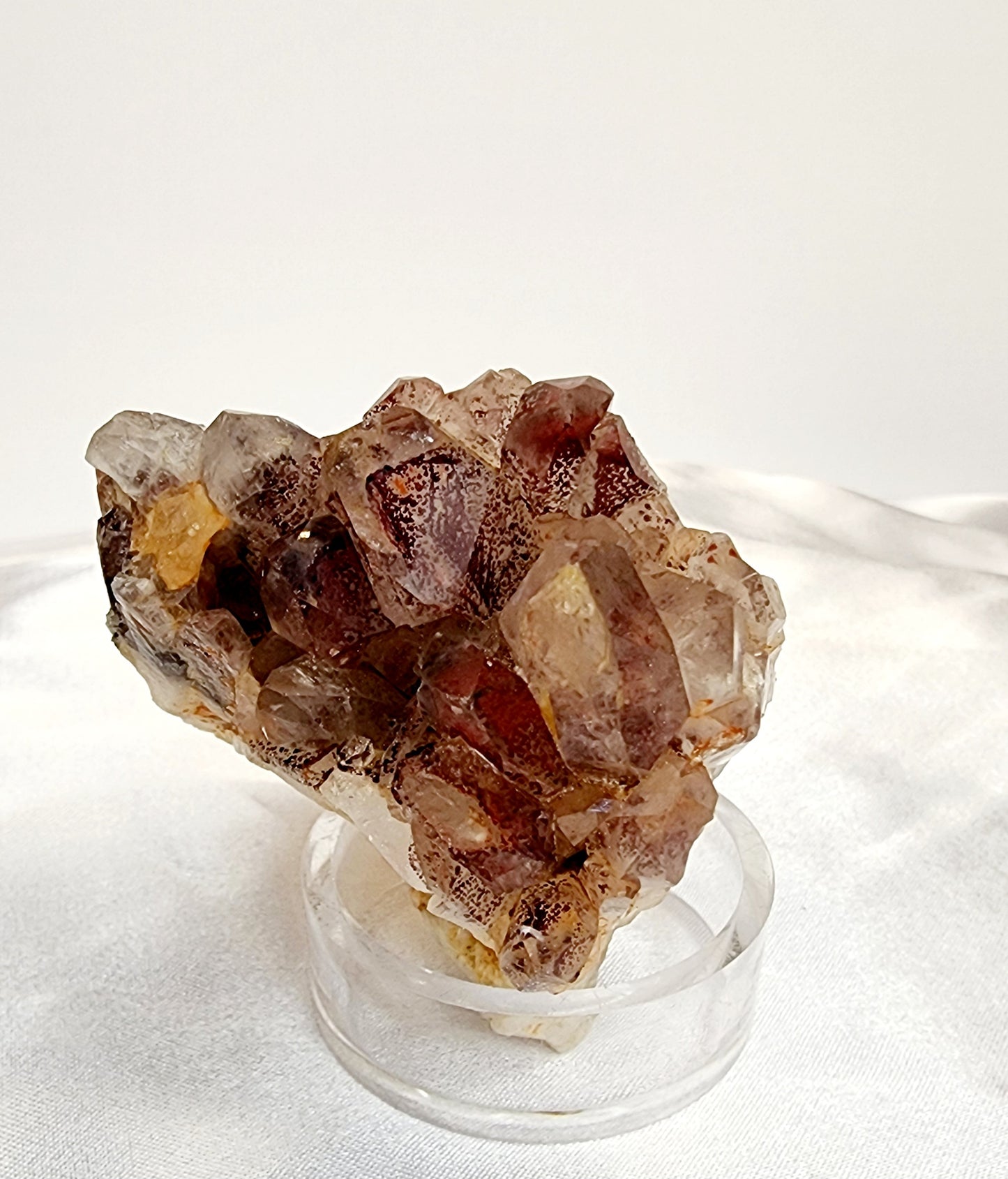 Red Phantom Hematite Garden Quartz Cluster from Morocco bundle and save for free shipping