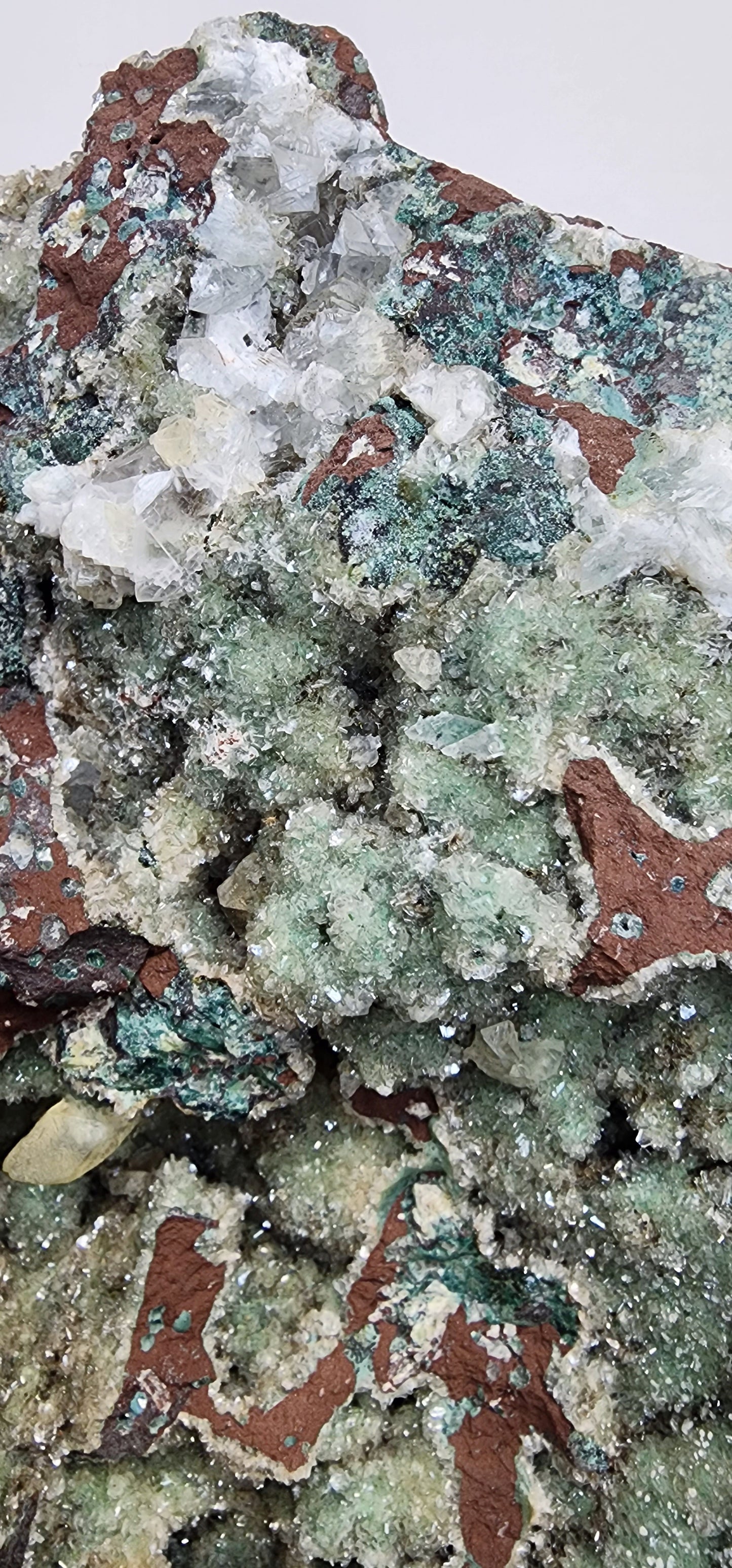 Extra Large Druzy Zoisite Specimen on Custom wood Stand 12lbs qualifies for free shipping