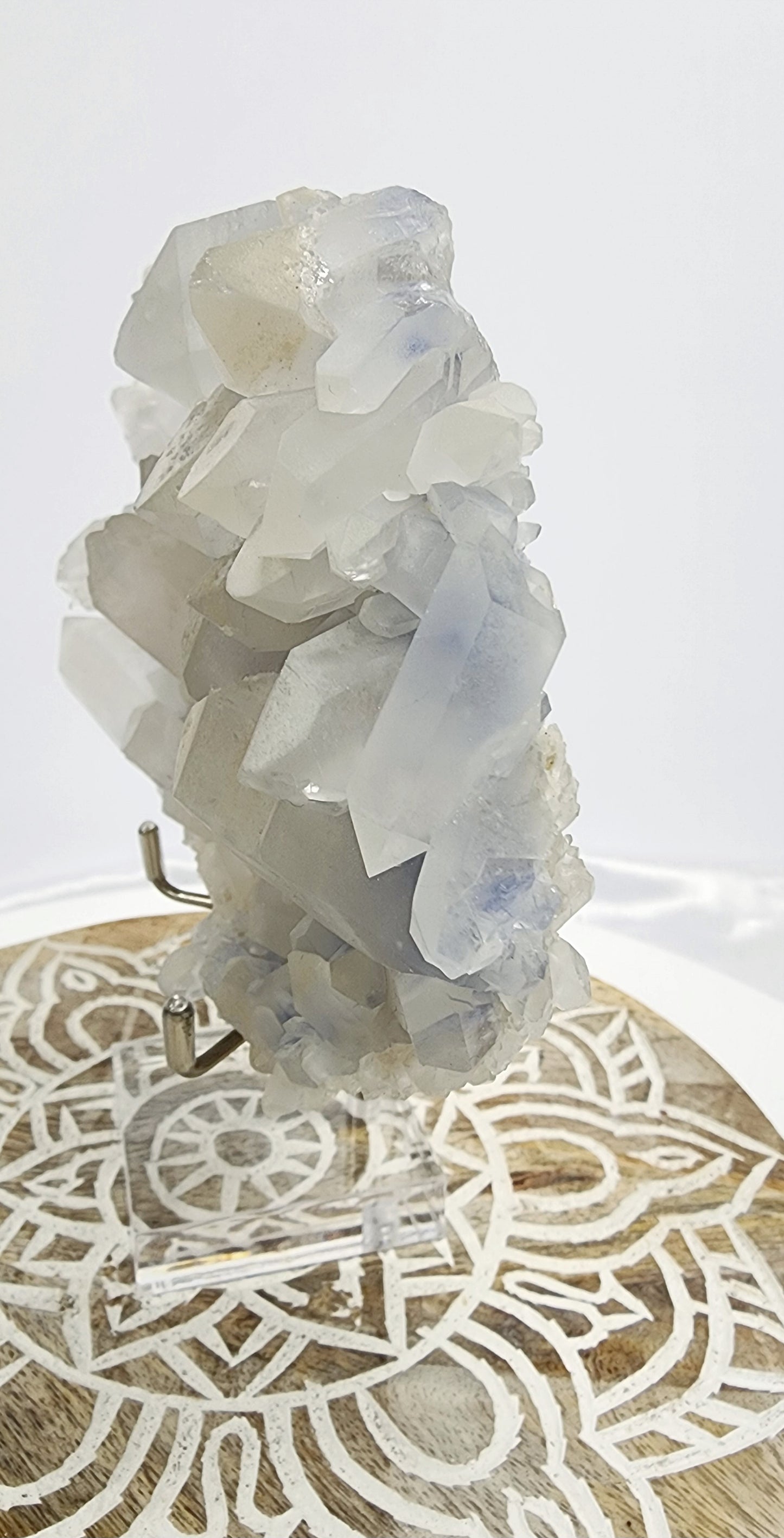 Large Dumortierite Quartz Cluster Specimen from Brazil 1.5lbs qualifies for free shipping