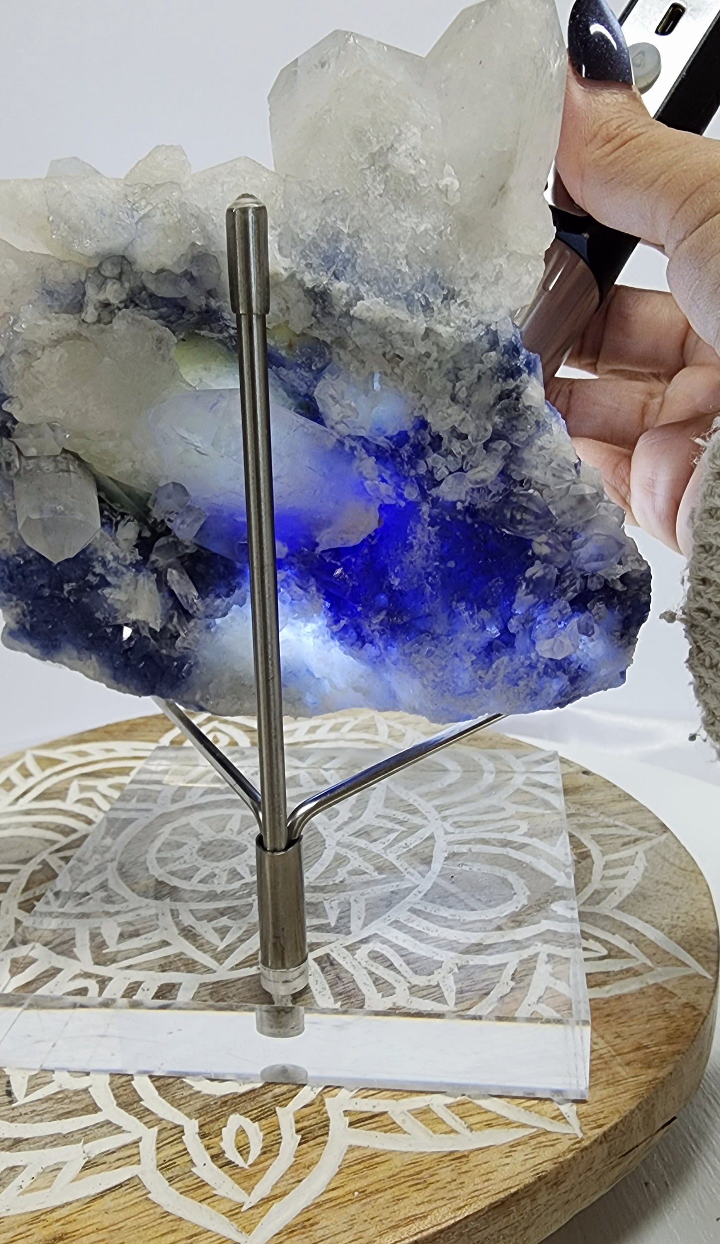 Large Dumortierite Specimen from Brazil over 1.5lbs qualifies for free shipping