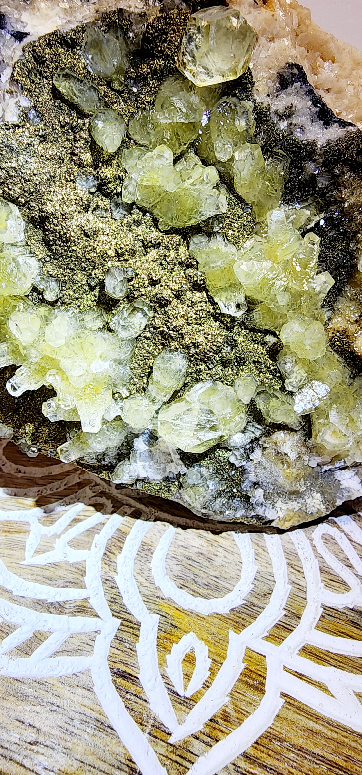 Large Apophylite/Calcite/ Chalcopyrite Specimen over 2lbs qualifies for free shipping