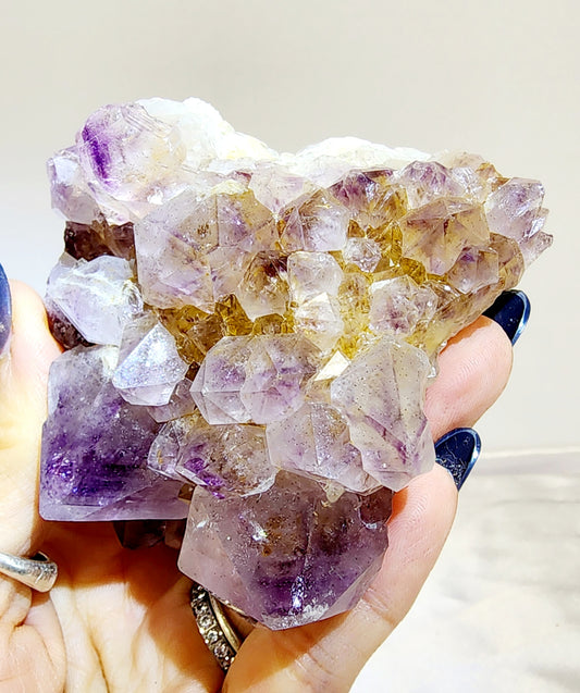 Spirit Quartz, Amethyst Phantom/ Golden Healer qualifies for free shipping
