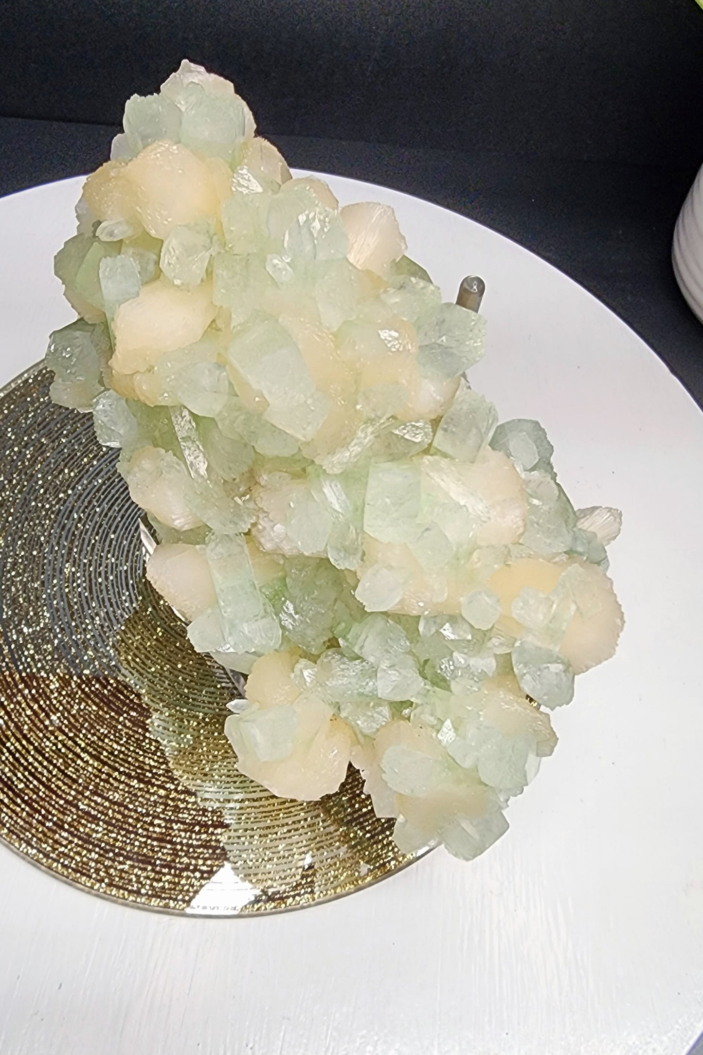 Extra Large Green Apophyllite Specimen