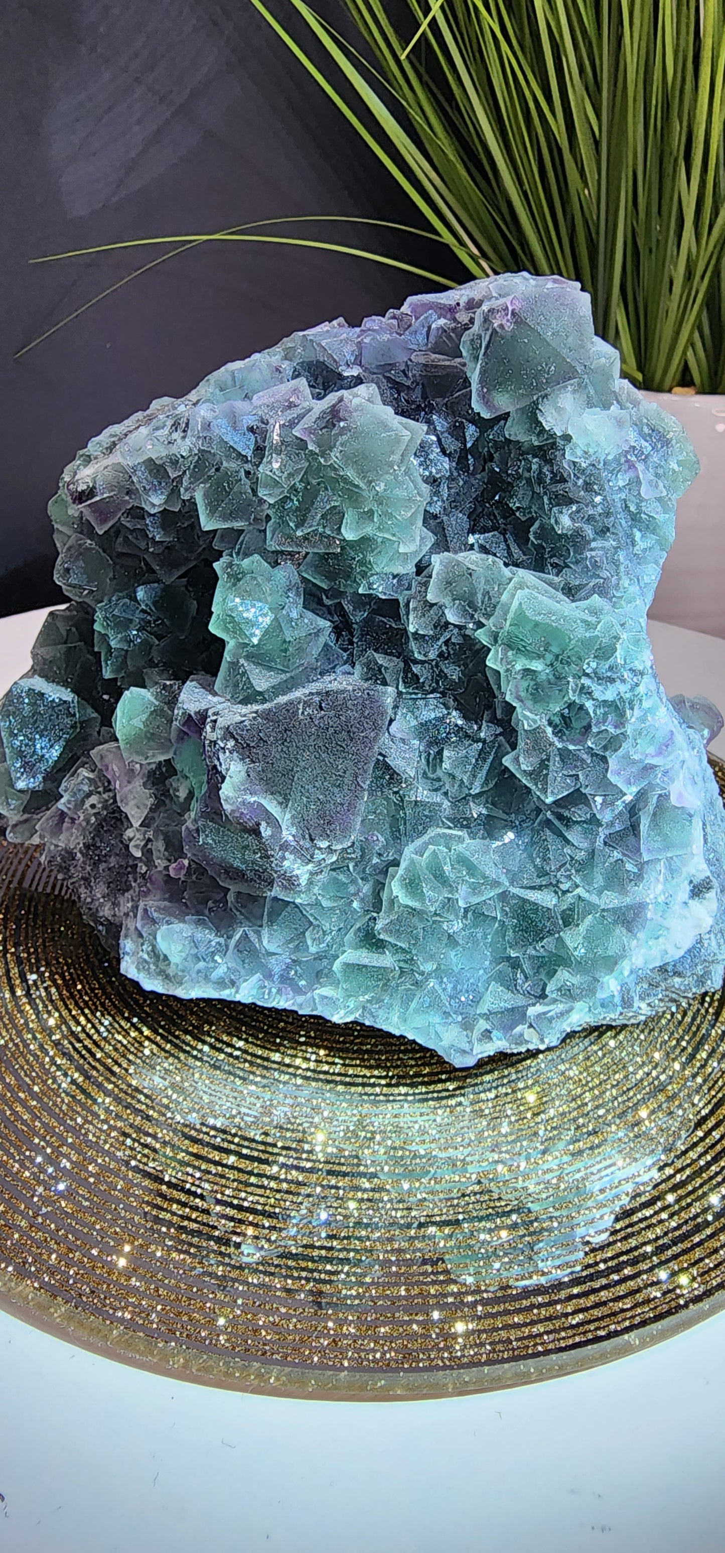 Large Octahedral Fluorite Specimen