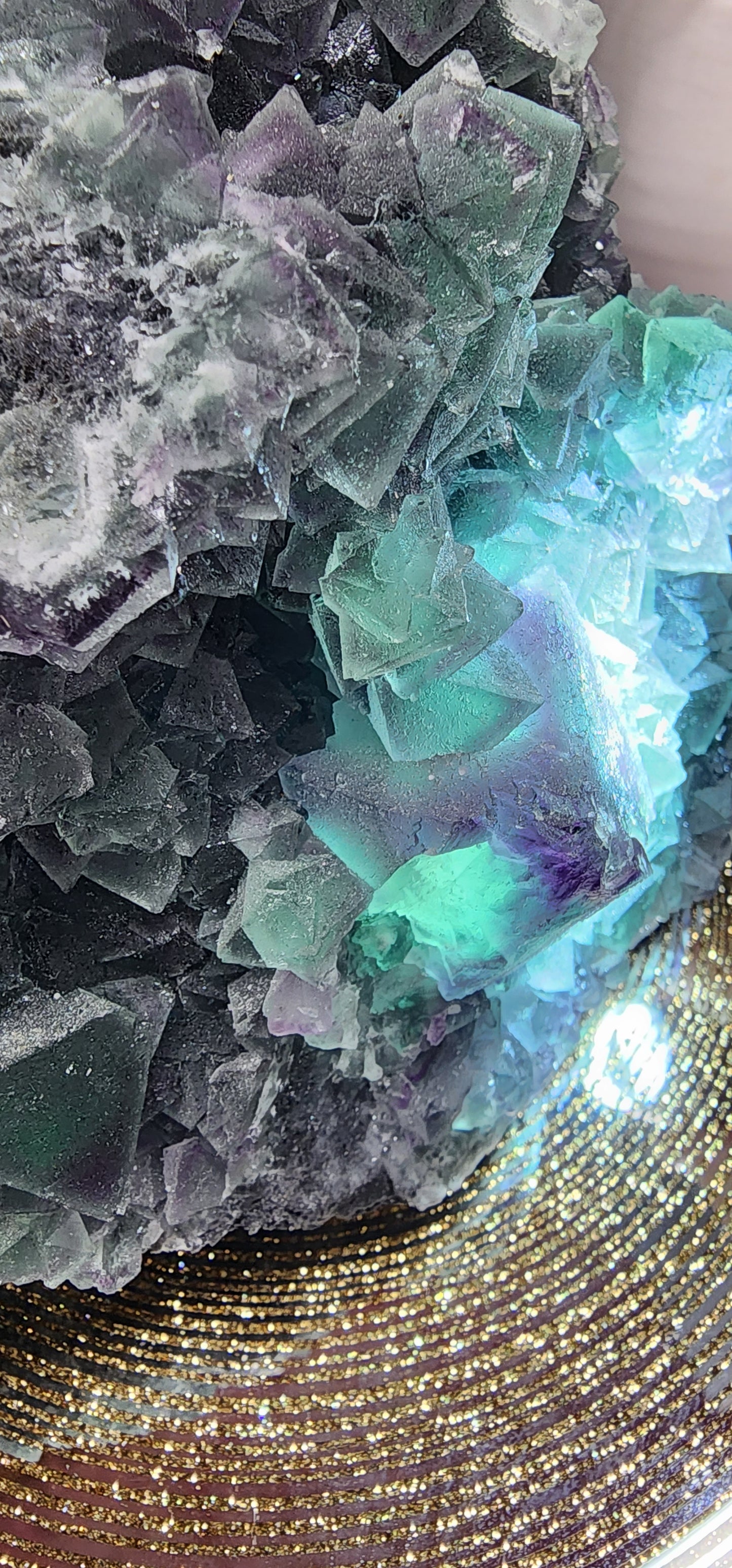 Large Octahedral Fluorite Specimen