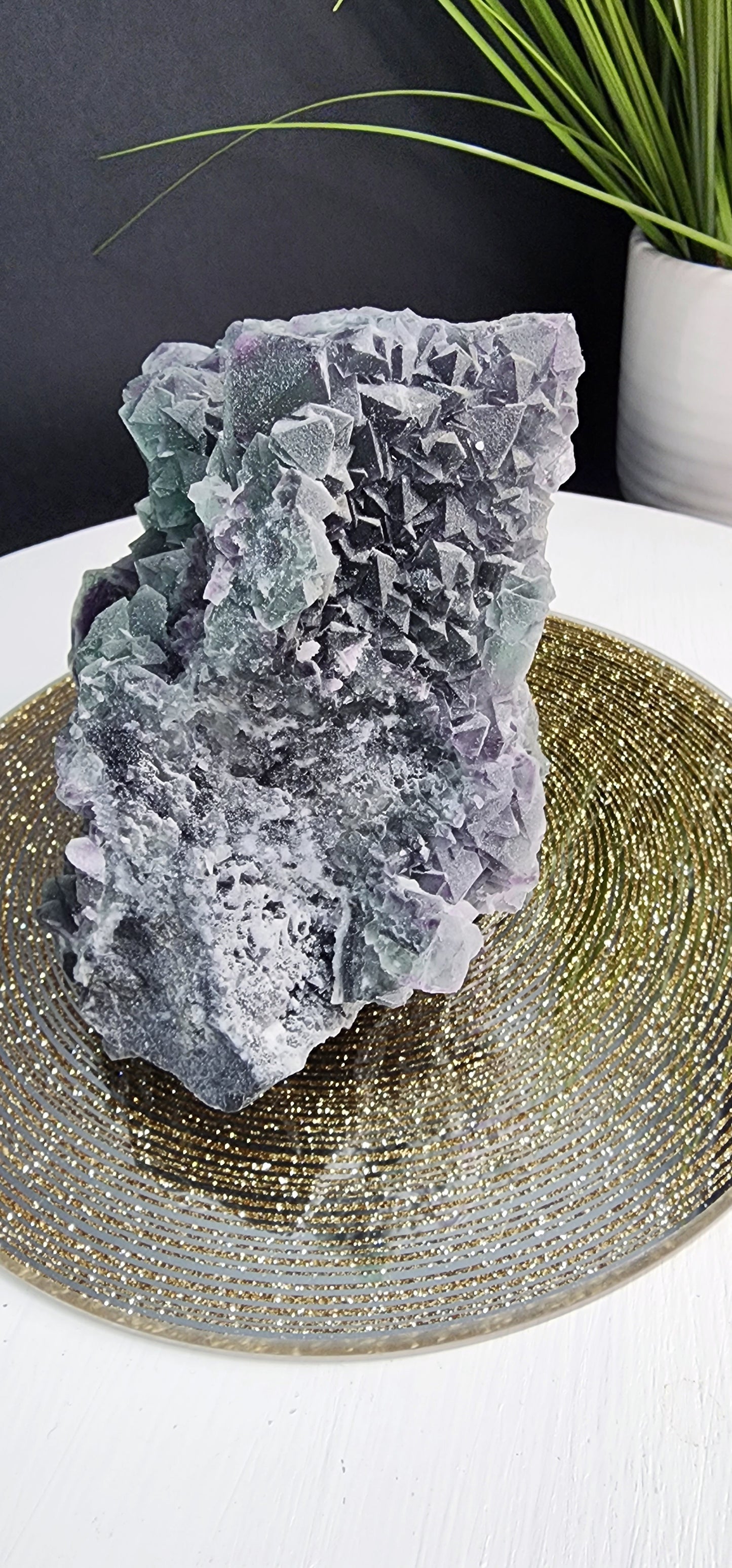 Large Octahedral Fluorite Specimen
