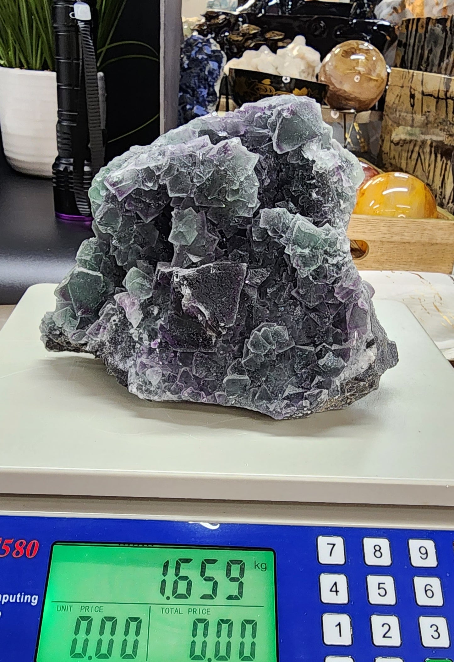 Large Octahedral Fluorite Specimen